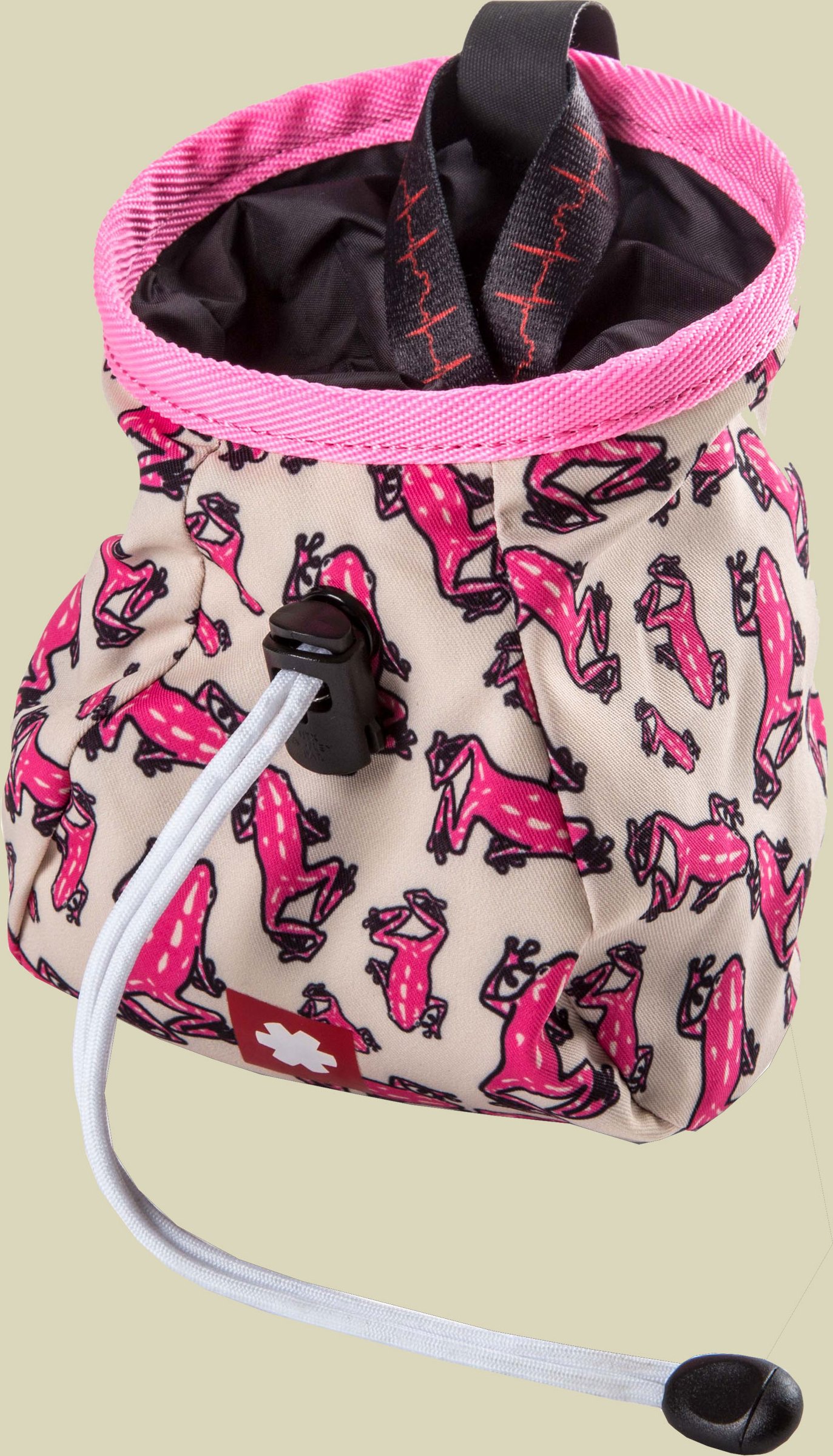 Lucky Kid + Belt frog pink