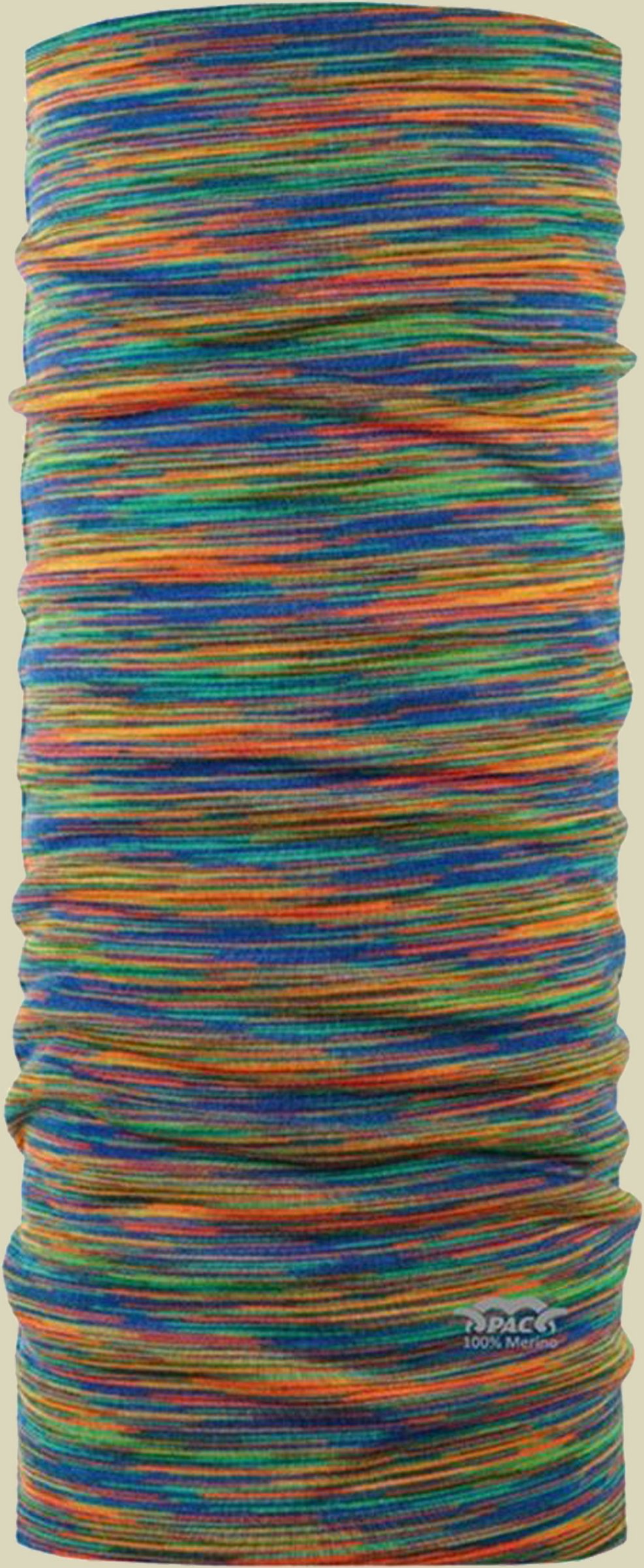 P.A.C. Merino Wool mehrfarbig one size - multi rainbows