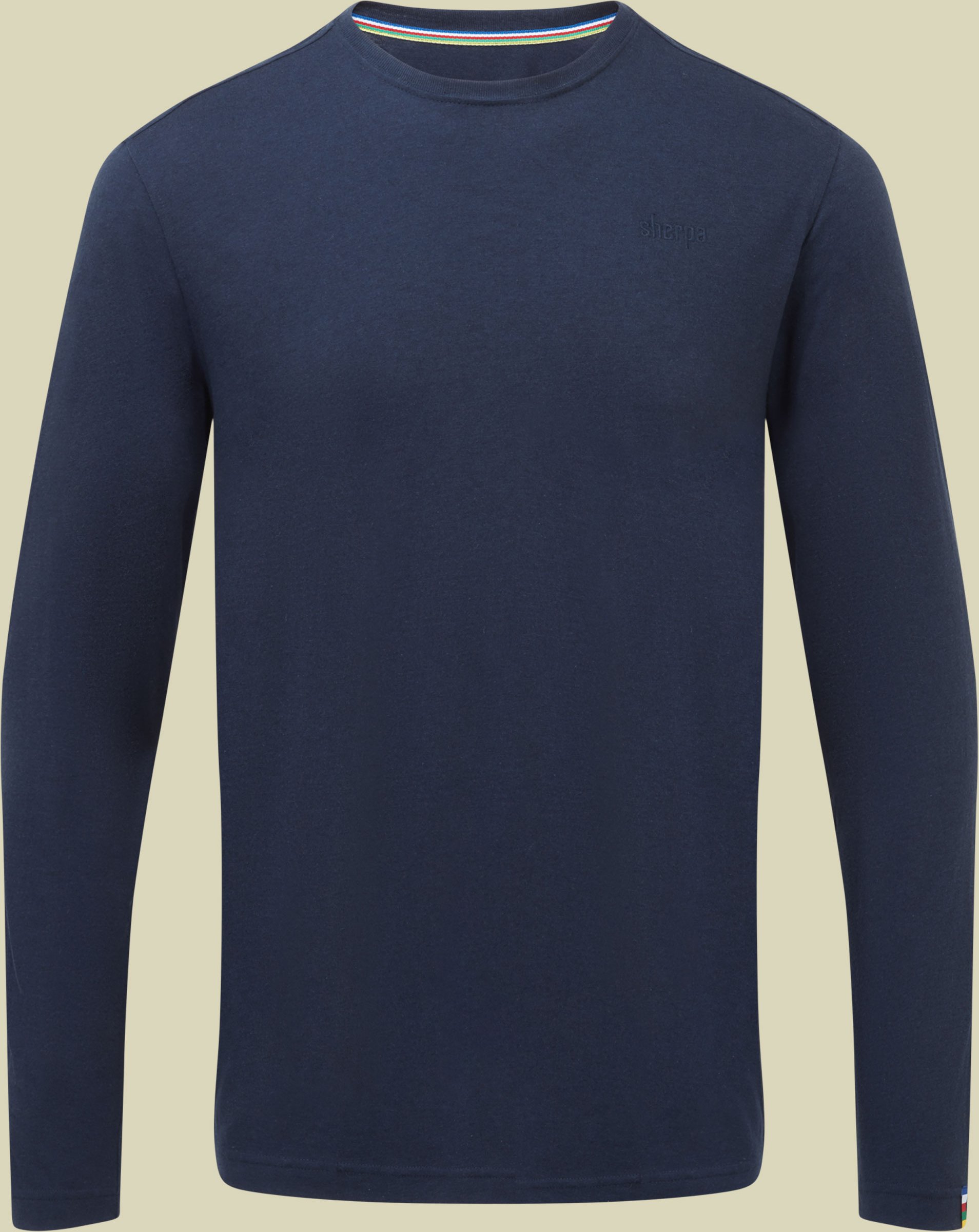 Bali L/S Crew Men M blau - Farbe rathee blue