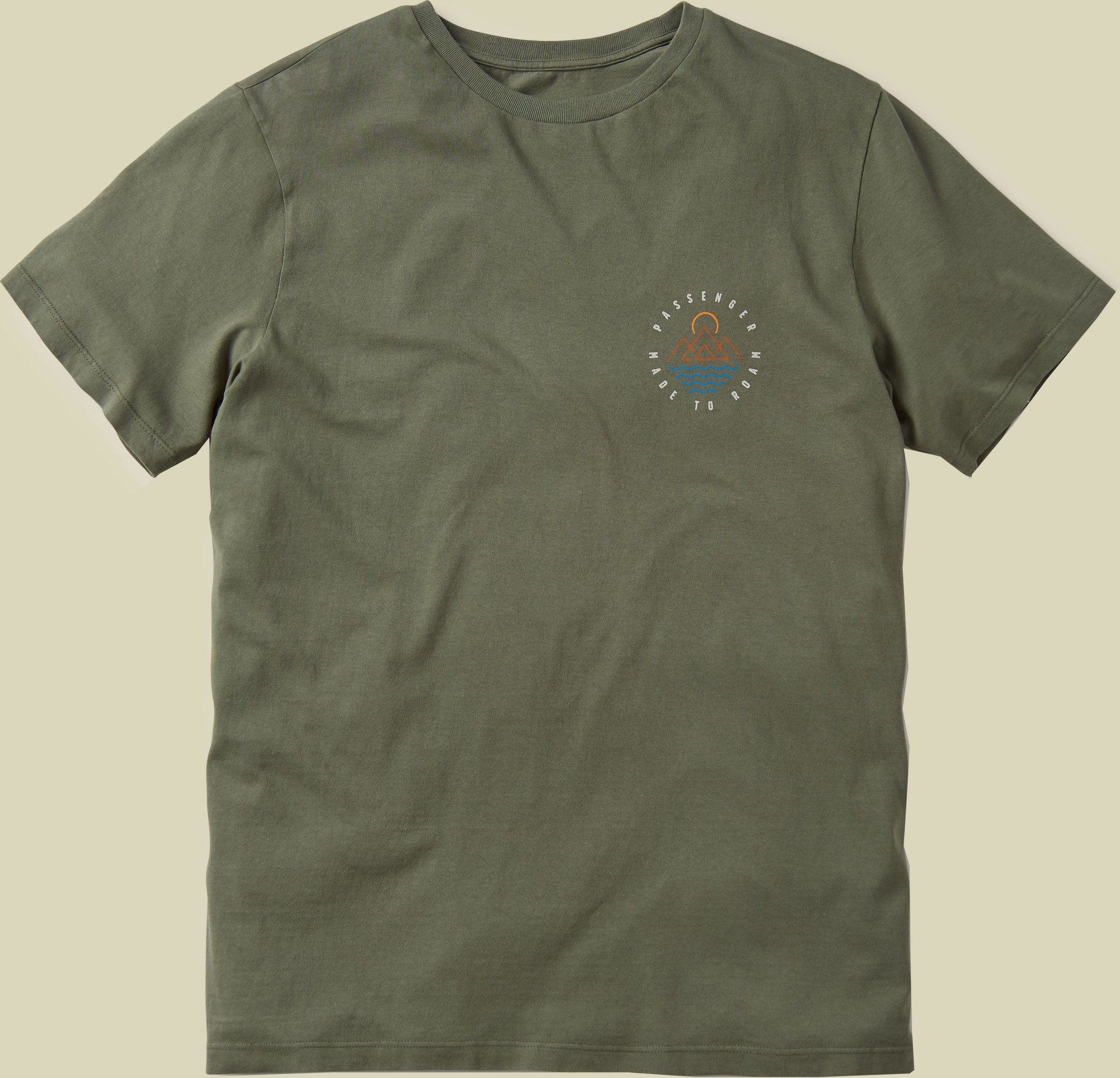 Escapism Recycled Cotton T-Shirt Men M grün - dusty olive