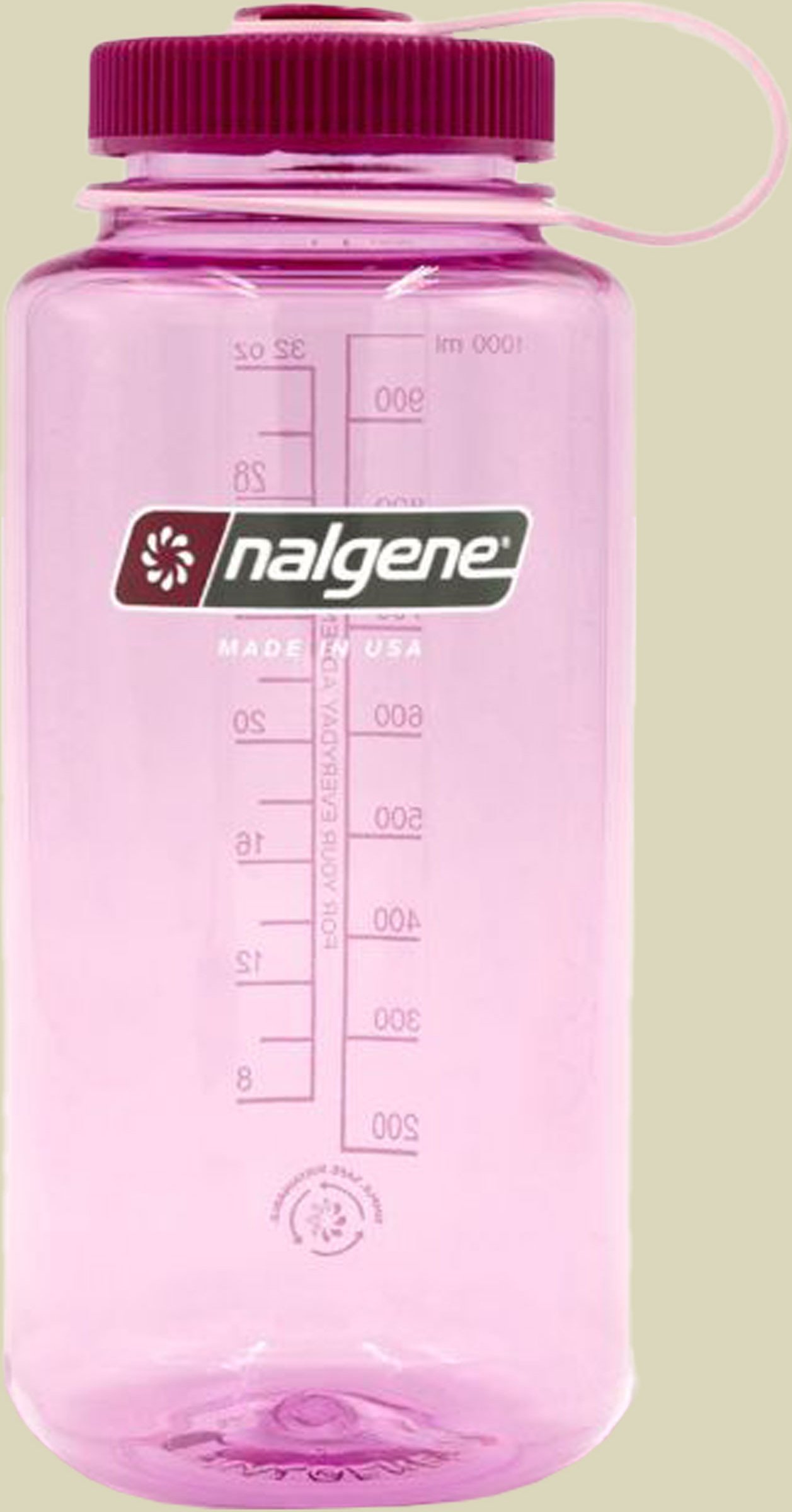 Nalgene Weithals WH Sustain 0,5 L rosa - Farbe cosmo