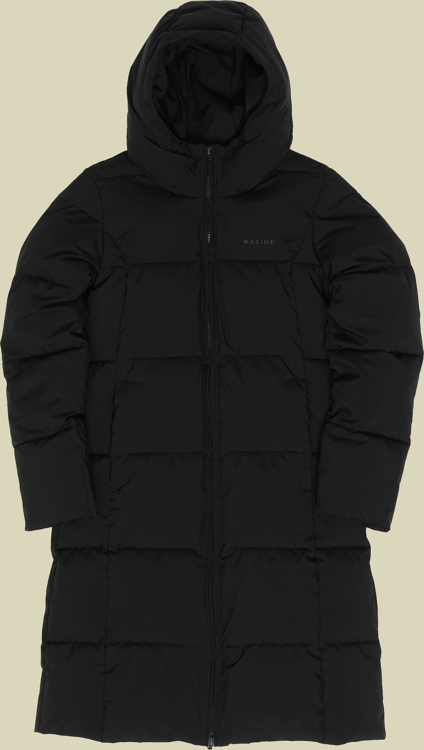 Basic Puffer Coat Women S schwarz - Farbe black