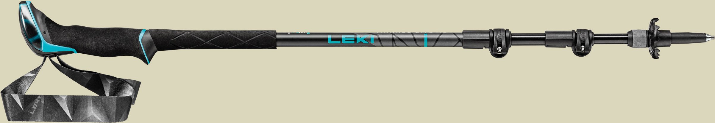 Makalu Lite AS Länge 100 - 135 cm Farbe black - dark anthracite - petrol