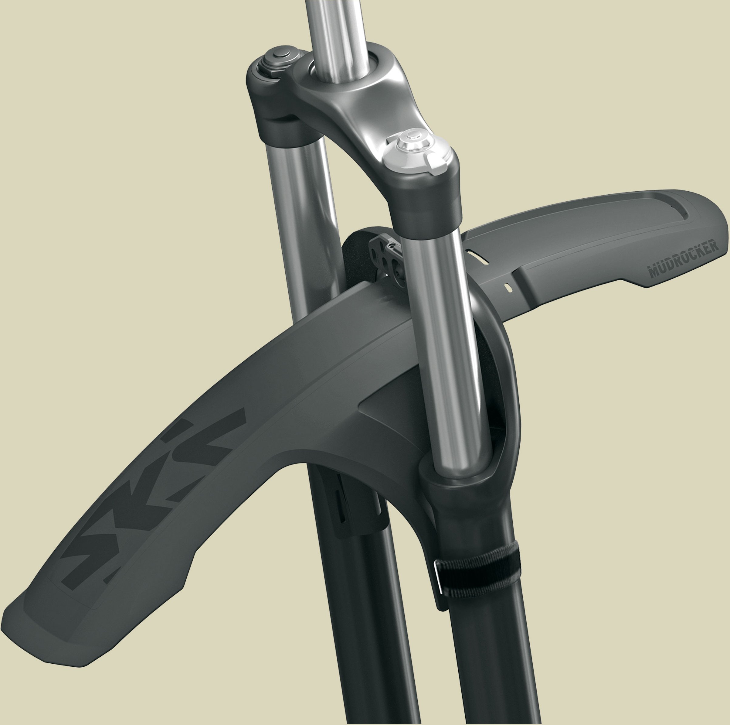 Mudrocker Front Länge:490 mm Farbe: schwarz matt