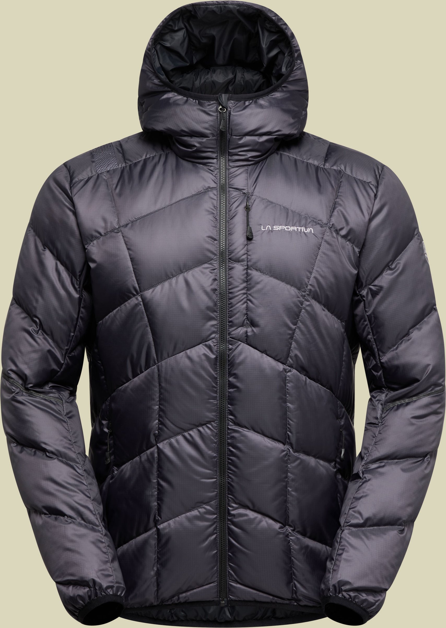 Thumbnail - Pinnacle Down Jacket Men L grau - Farbe onyx/chalk