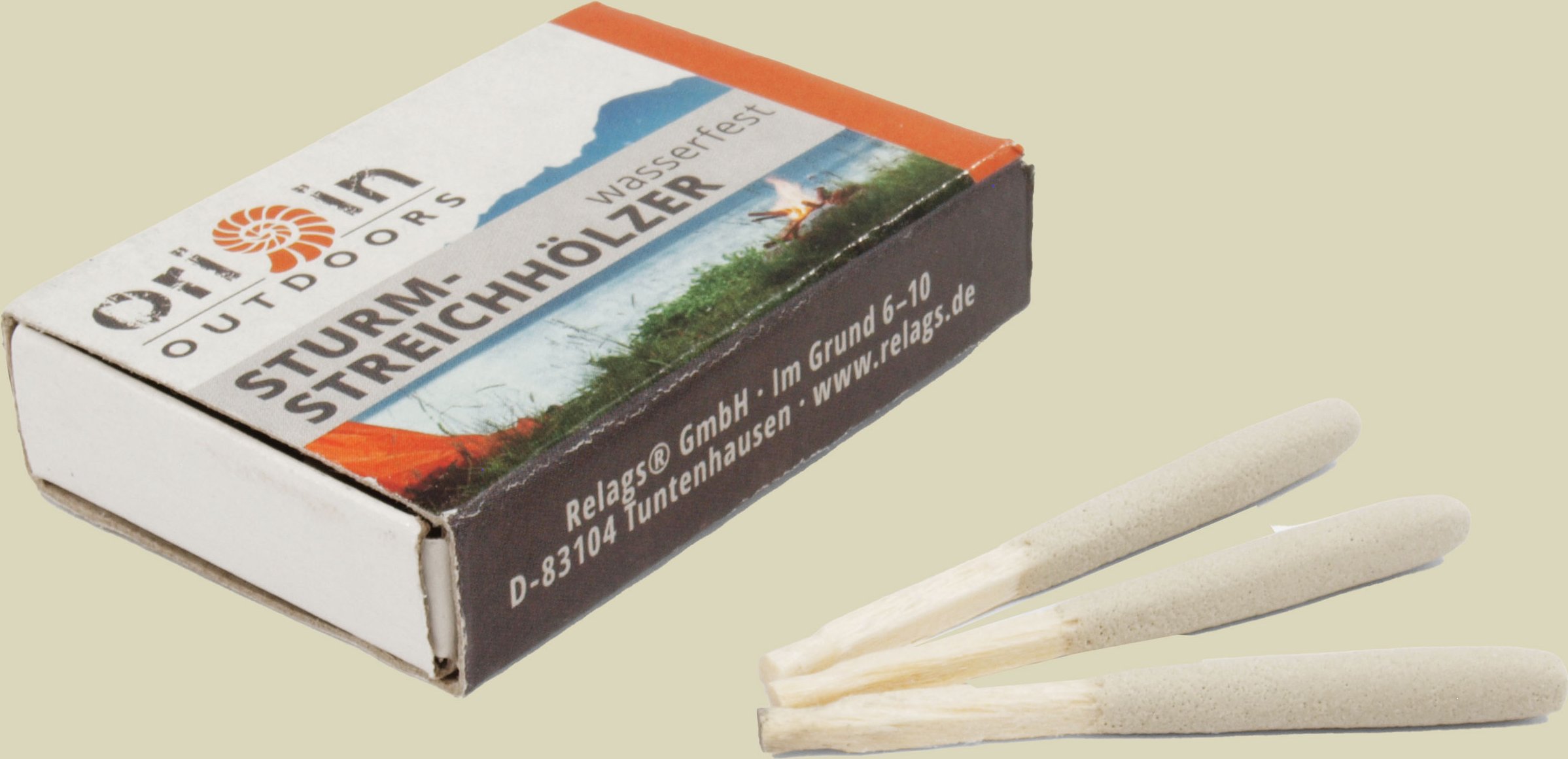 Wasserfeste Sturmstreichhölzer 3er Pack
