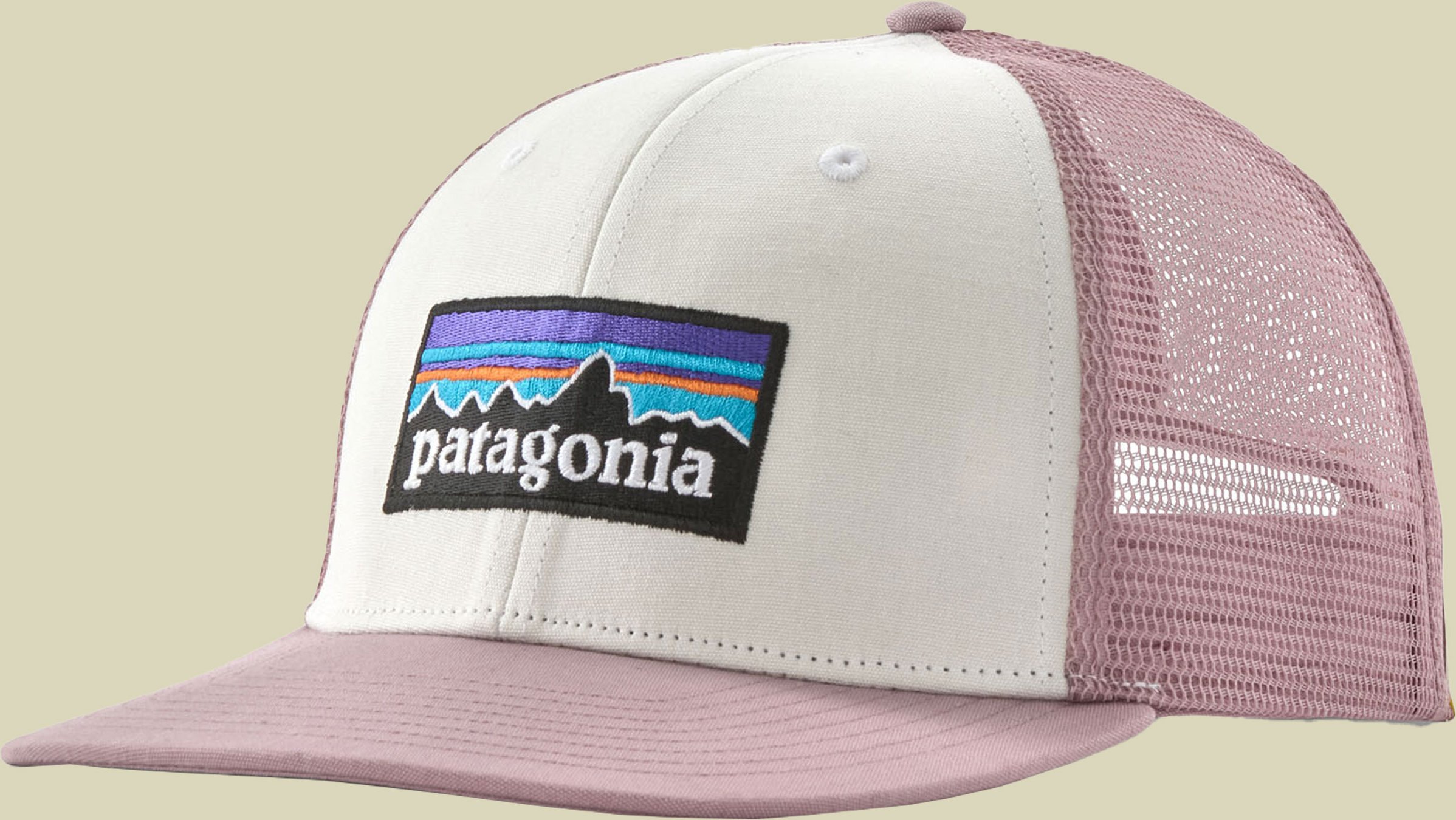 P-6 Logo Trucker Hat mehrfarbig II one size - white w/quiet violet