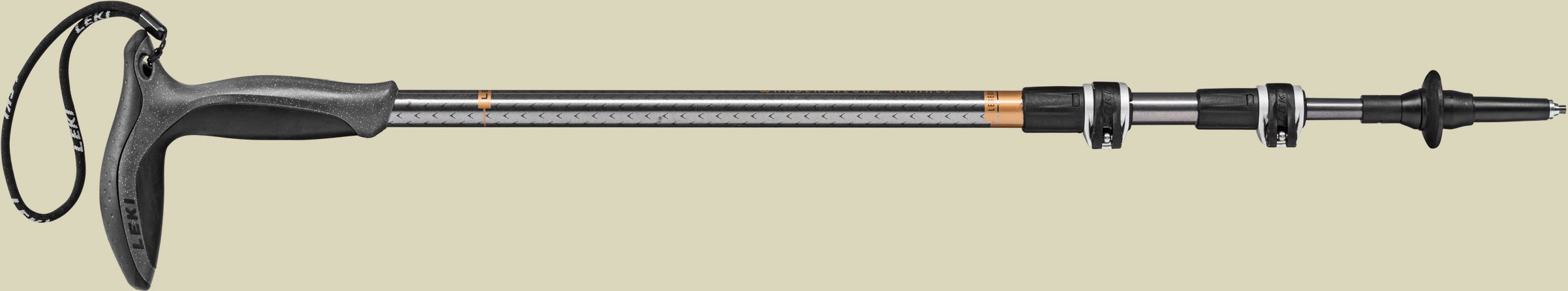 Wanderfreund Makalu Länge 90-120 cm Farbe gunmetal - dark anthracite - copper