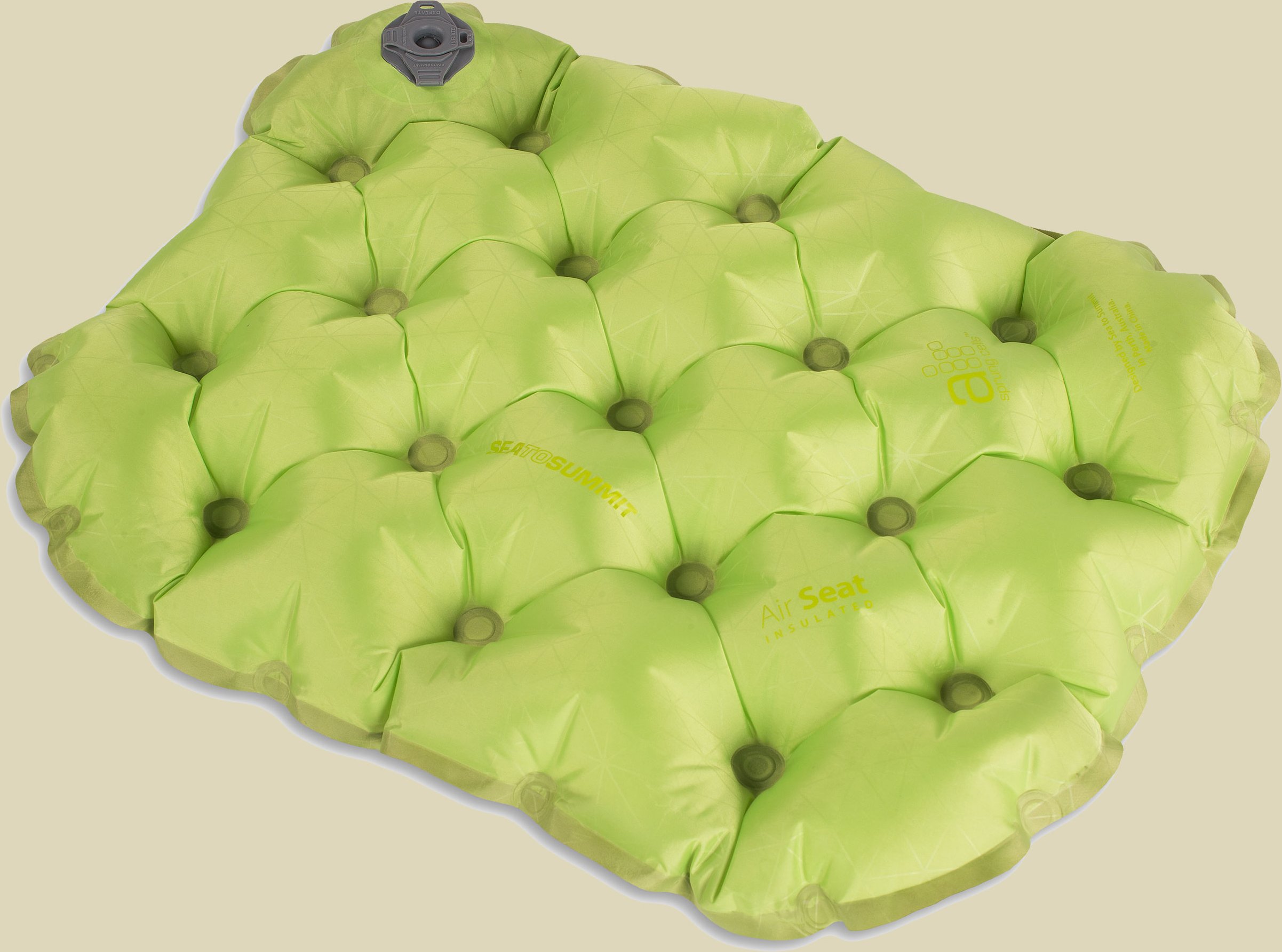 Air Seat Insulated Maße 30 x 28 x 6 cm Farbe lime