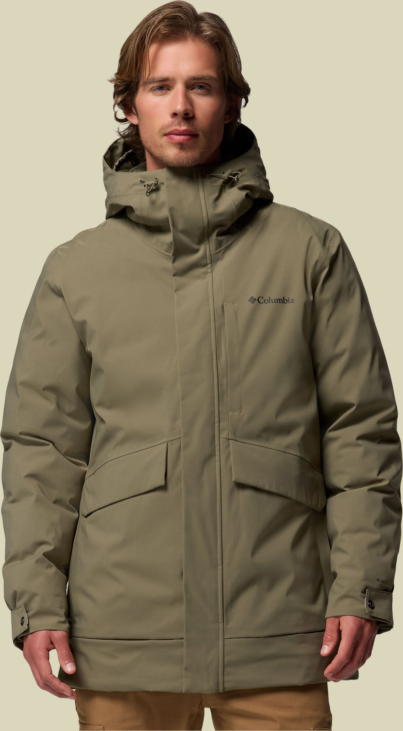 Street Heights Parka Men XXL grün- Farbe stone green