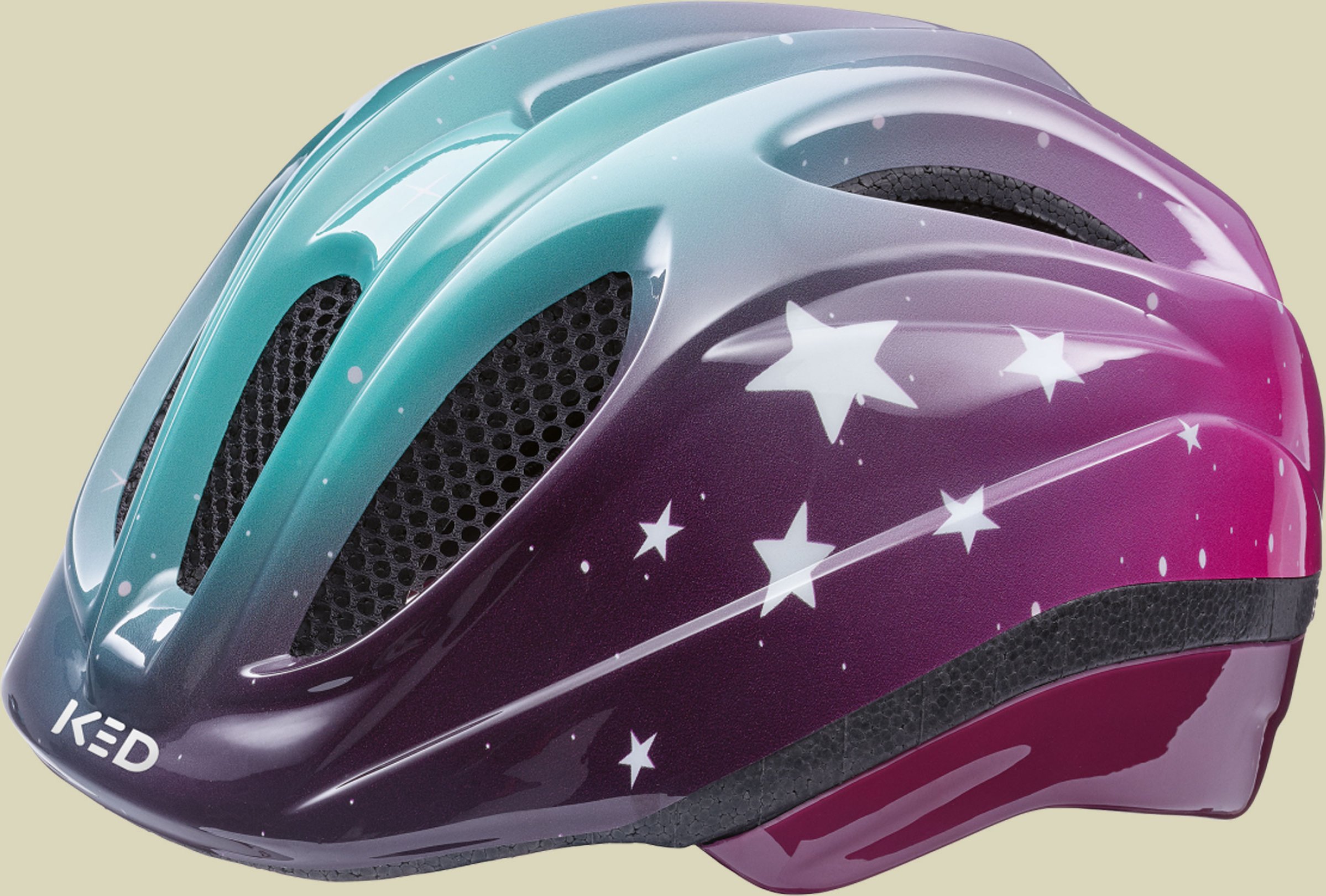 Meggy II Trend pink II S 46-51 - stars pink aqua glossy