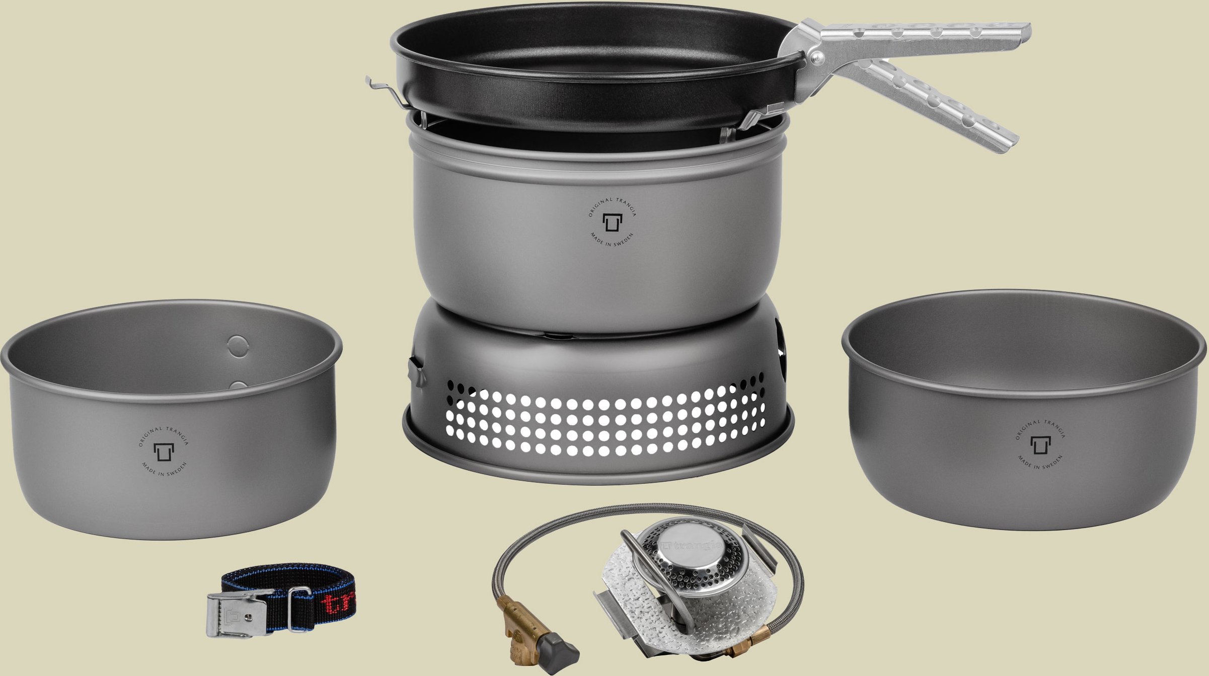 Trangia Sturmkocher groß HA ALU 25-3 mit Gas