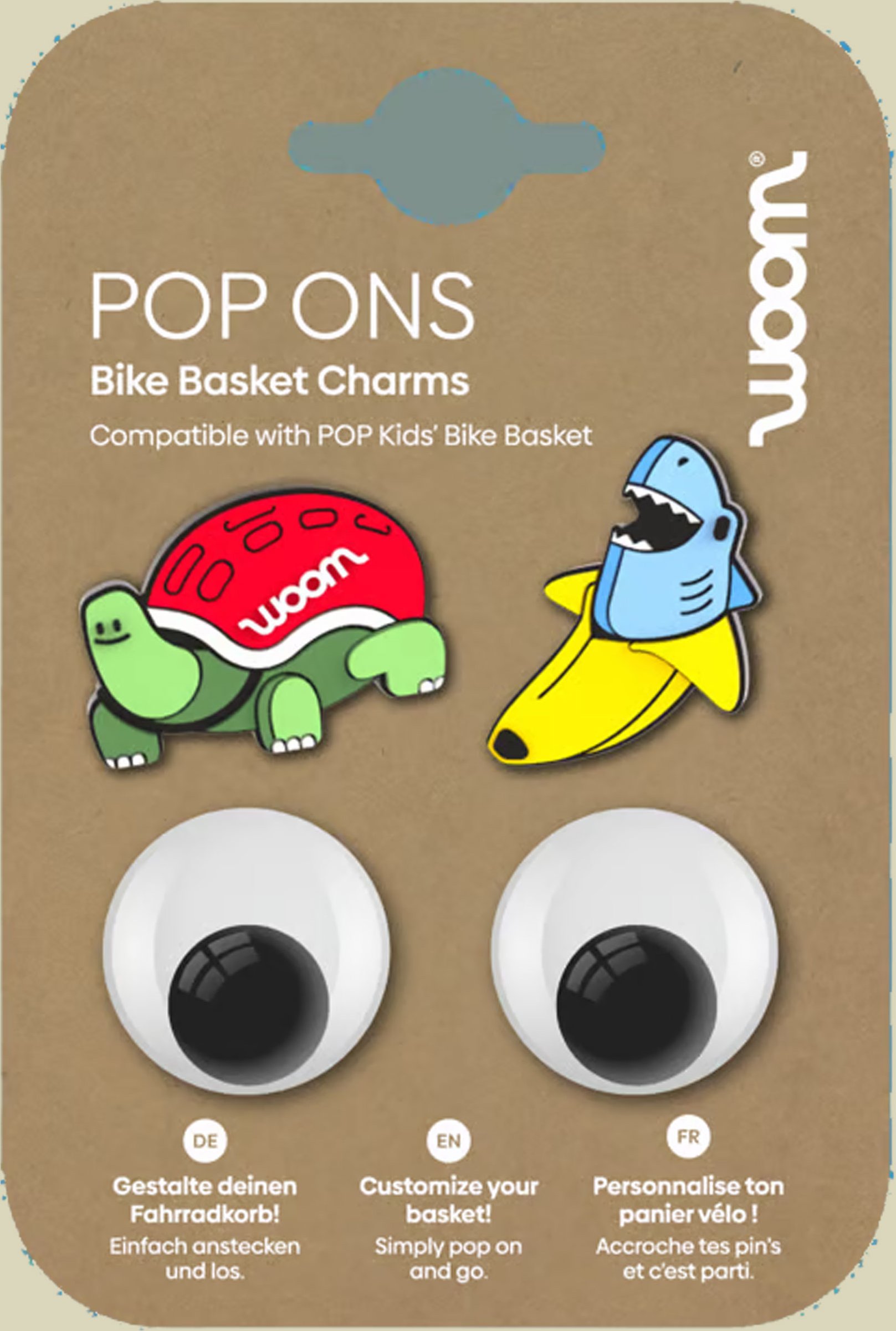 Woom POP Ons Bike Basket Charms für Pop Kinderfahrradkorb