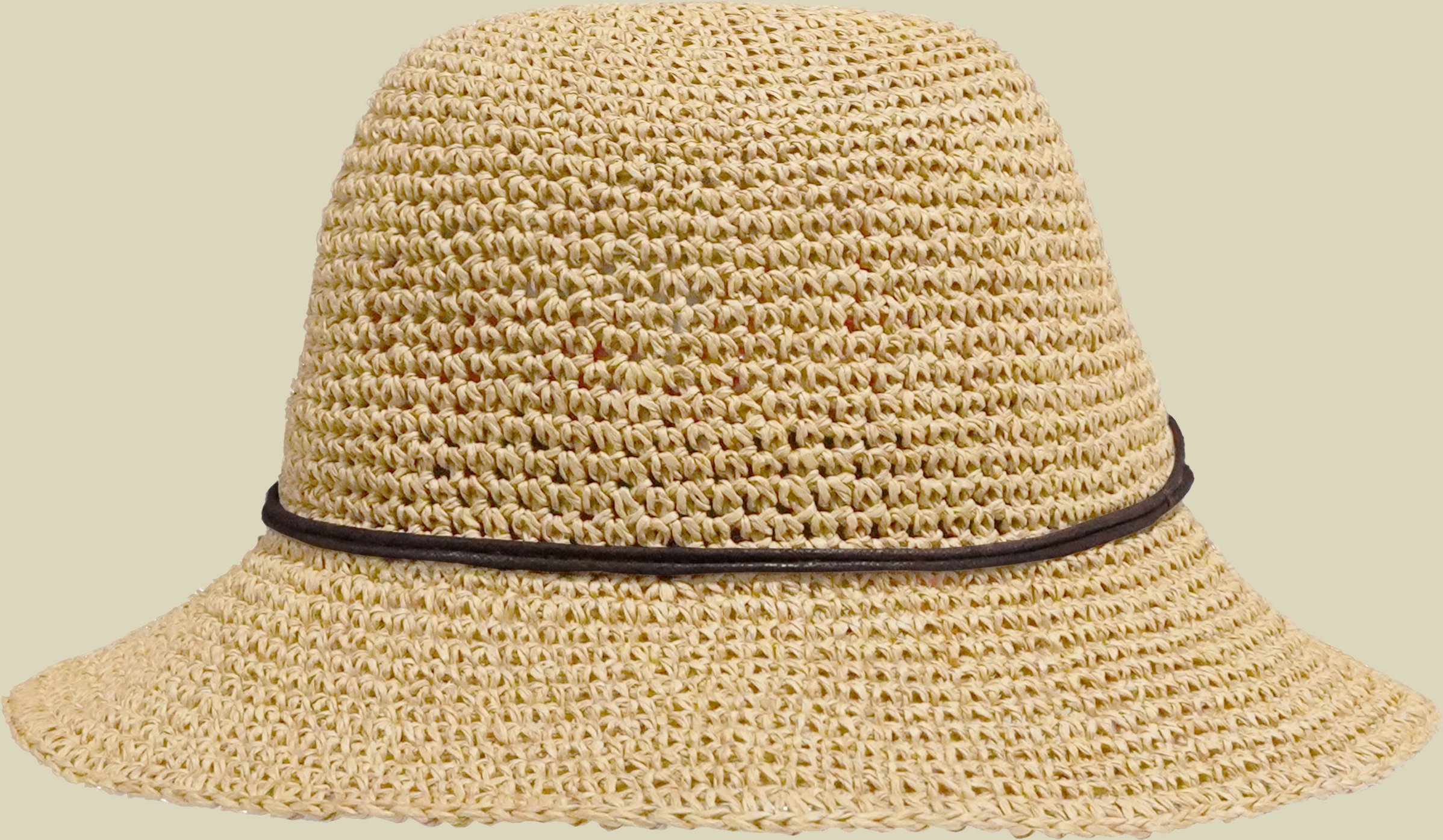 P.A.C. Lilen Bucket Straw Hat Women S/M beige - light beige