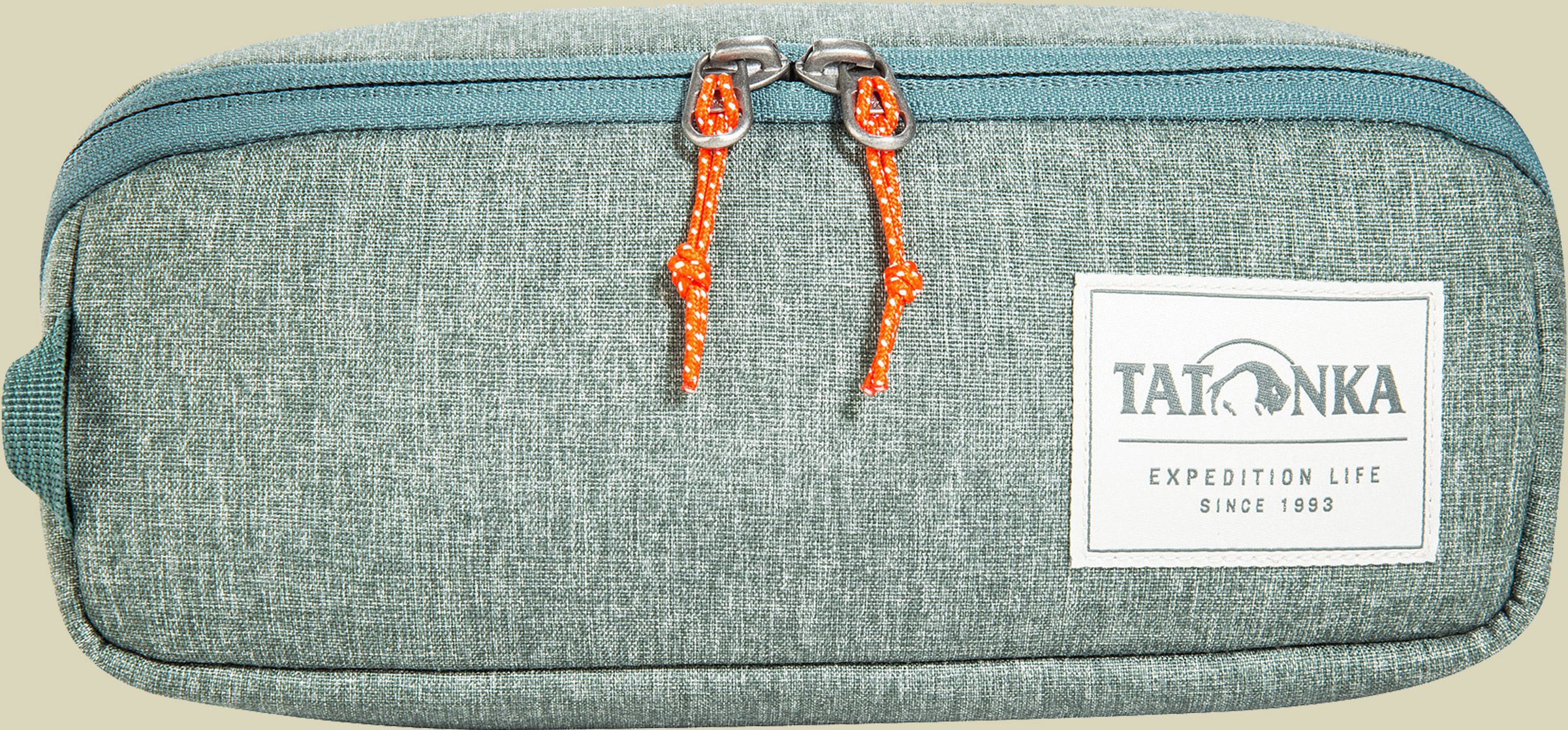 Square Zip Pouch M one size grün - Farbe sage green