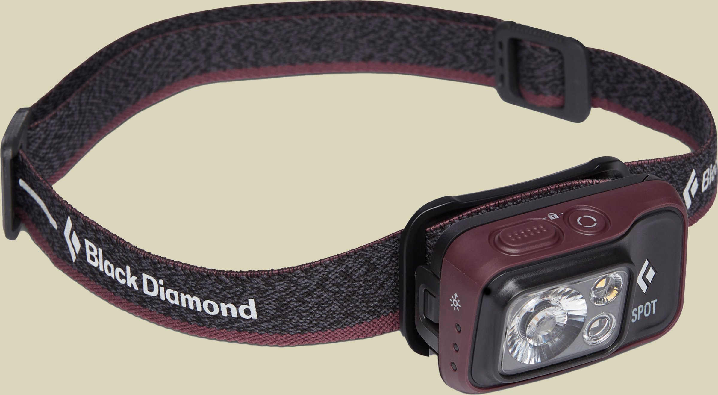 Spot 400 Headlamp rot one size - bordeaux