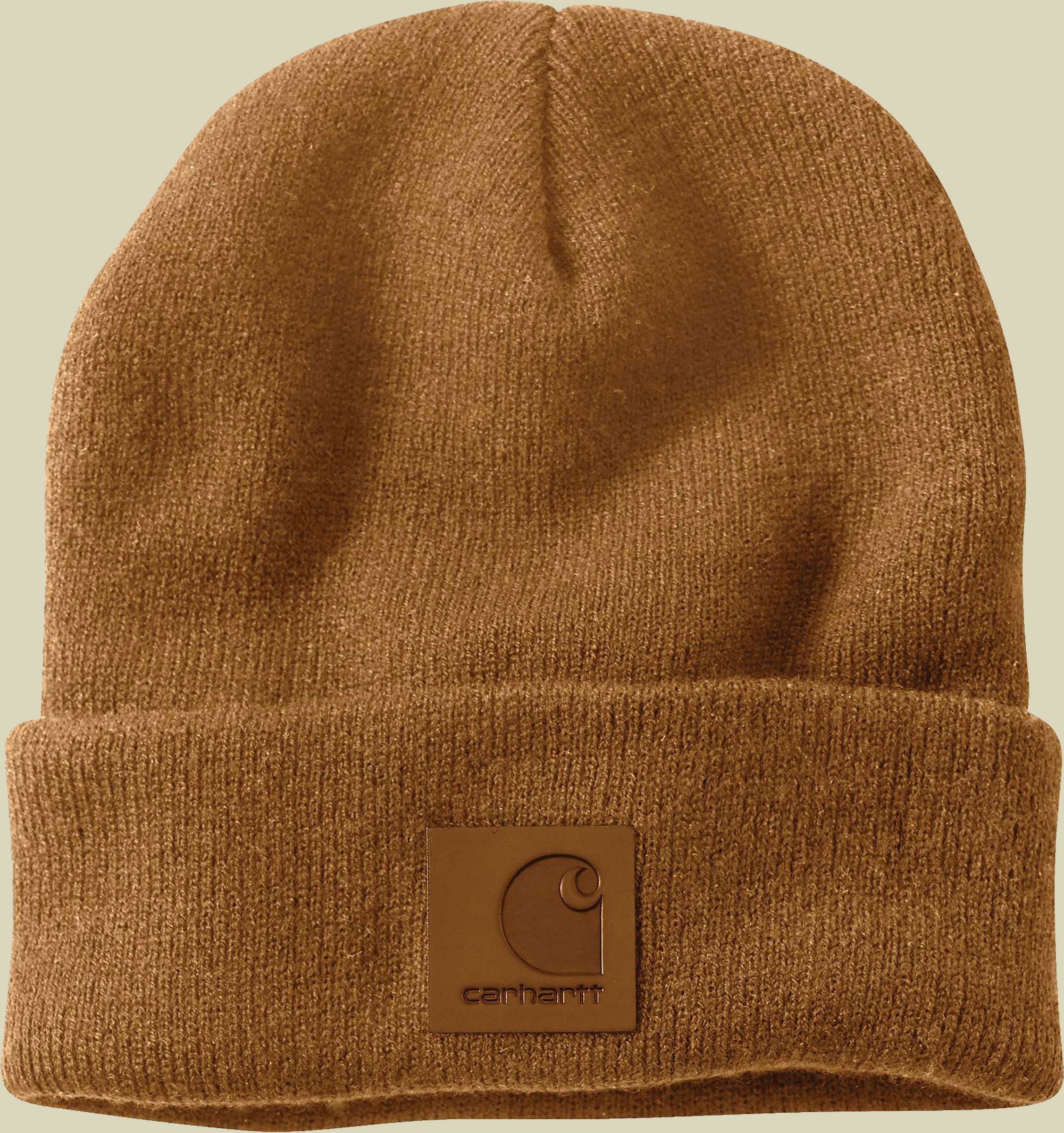 Knit Heart Patch Beanie one size braun - carhartt brown