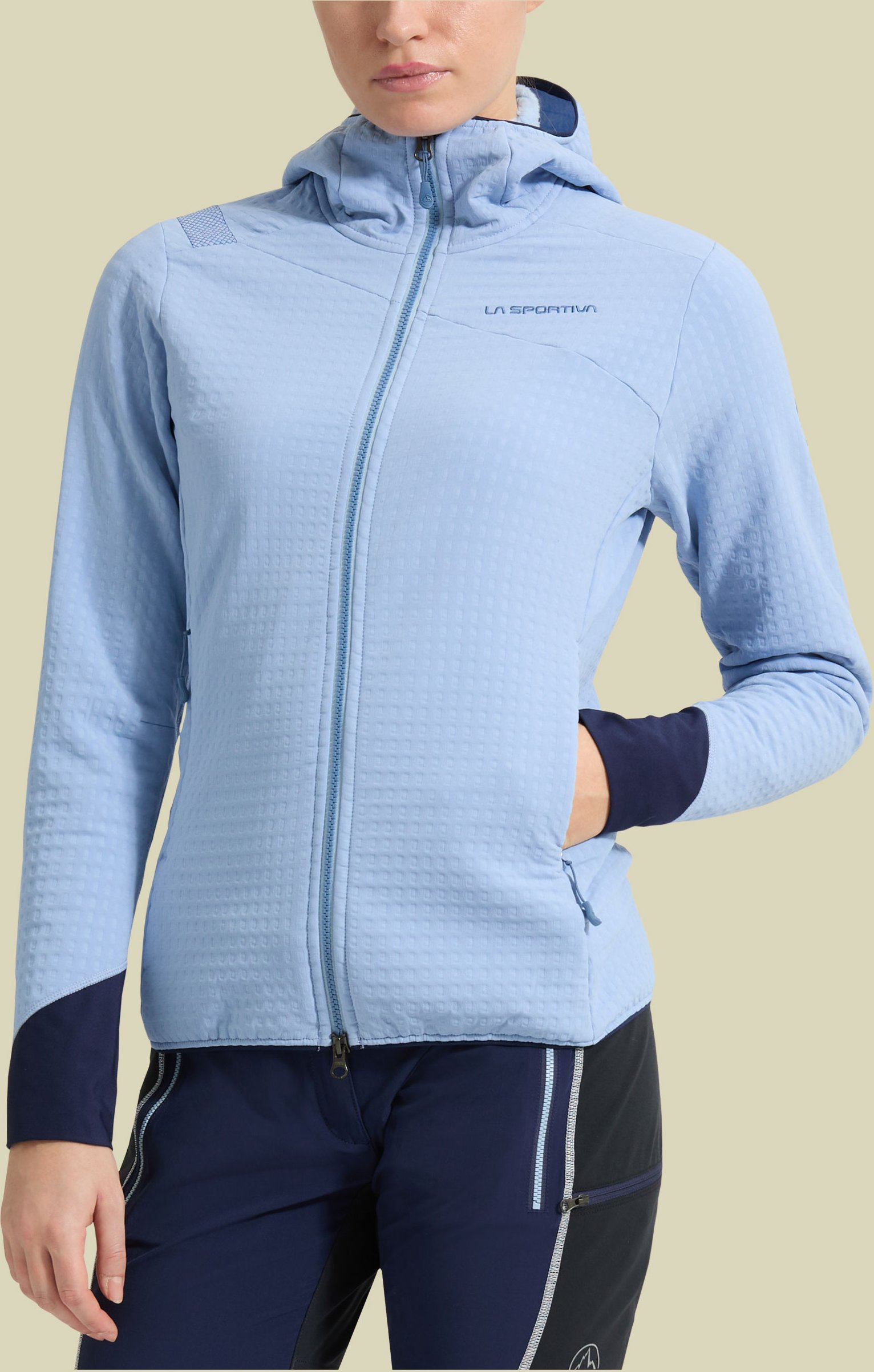 Bristen Thermal Hoody Women M blau - stone-blue/moonlight