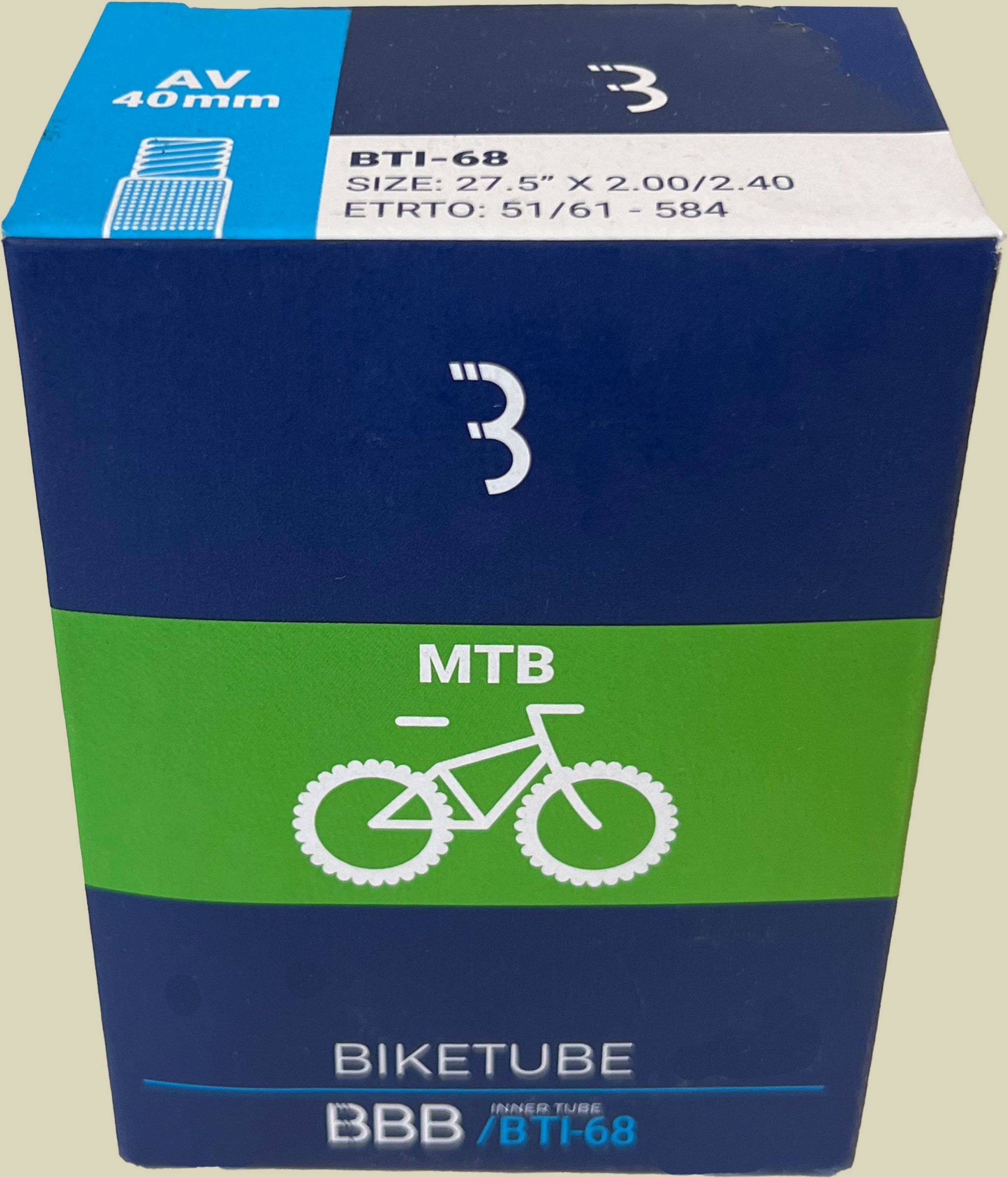 BTI-68 BikeTube 27.5 AV 27.5' x 2.00/2.40