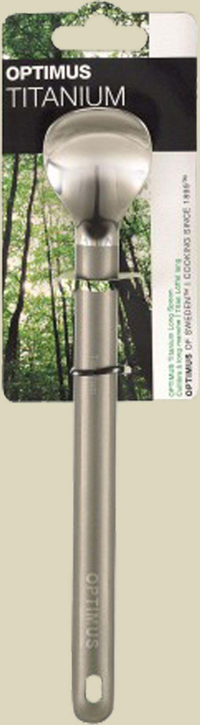 Titanium Long Spoon Farbe titan matt