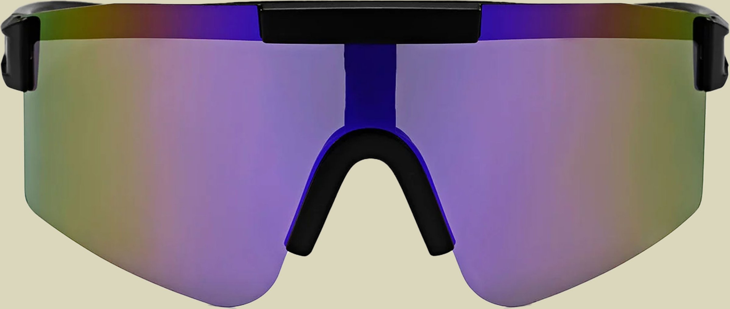 Luca one size schwarz I - black / purple mirror polarized