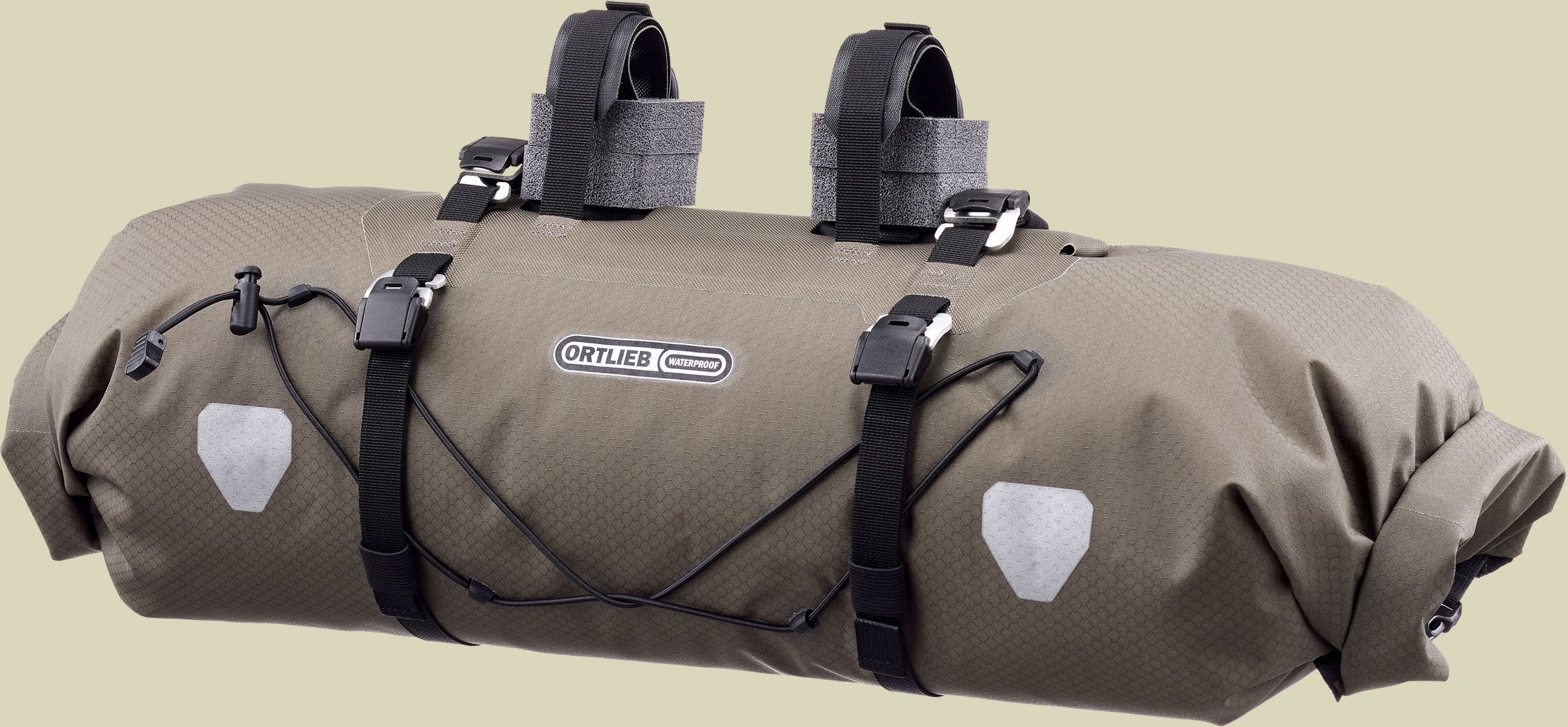 Handlebar-Pack beige 15L - dark sand
