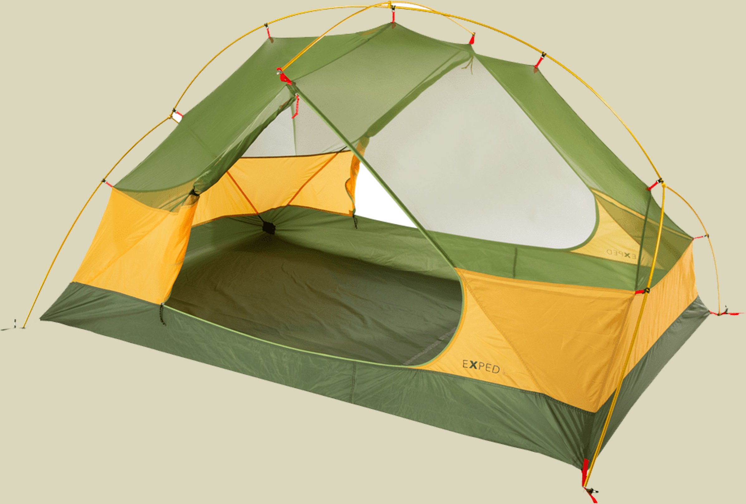 Lyra III 3-Personen-Zelt Farbe meadow