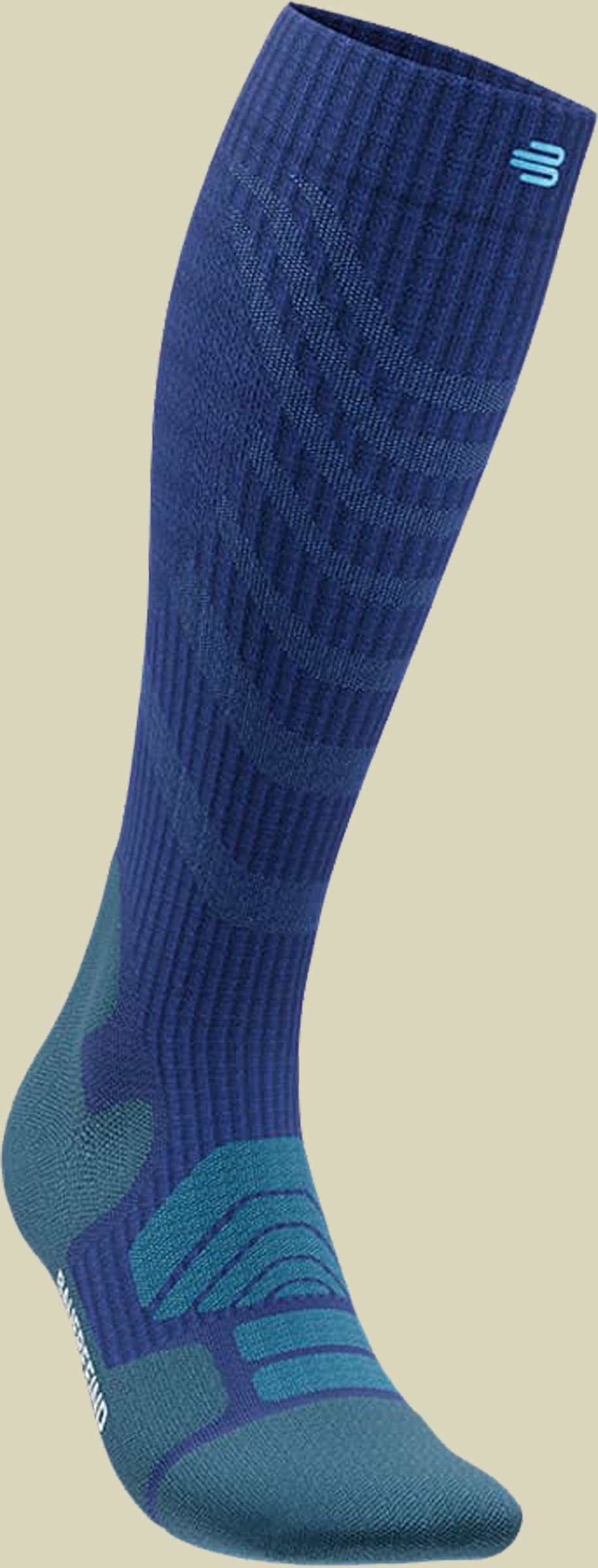 Outdoor Merino Compression Socks Men 46-49 S blau - ocean blue