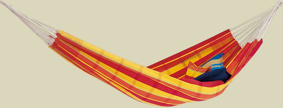 Brasilianische Hängematte Barbados One Size Farbe papaya
