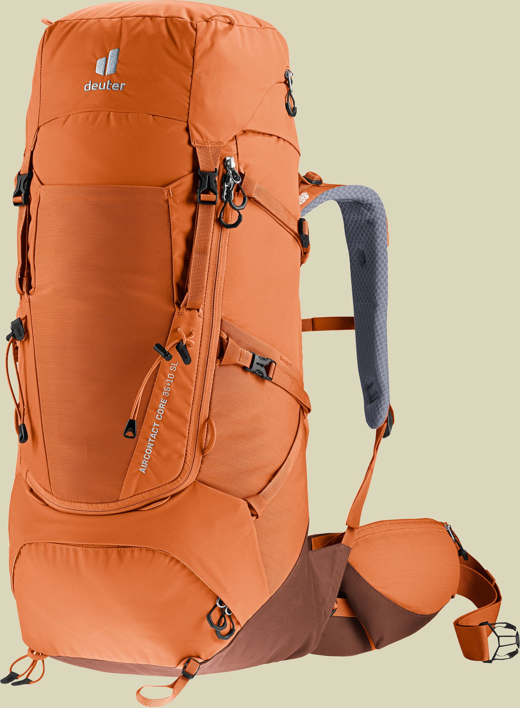 Aircontact Core 35+10 SL braun 35 L + 10 L - Farbe chestnut-umbrau
