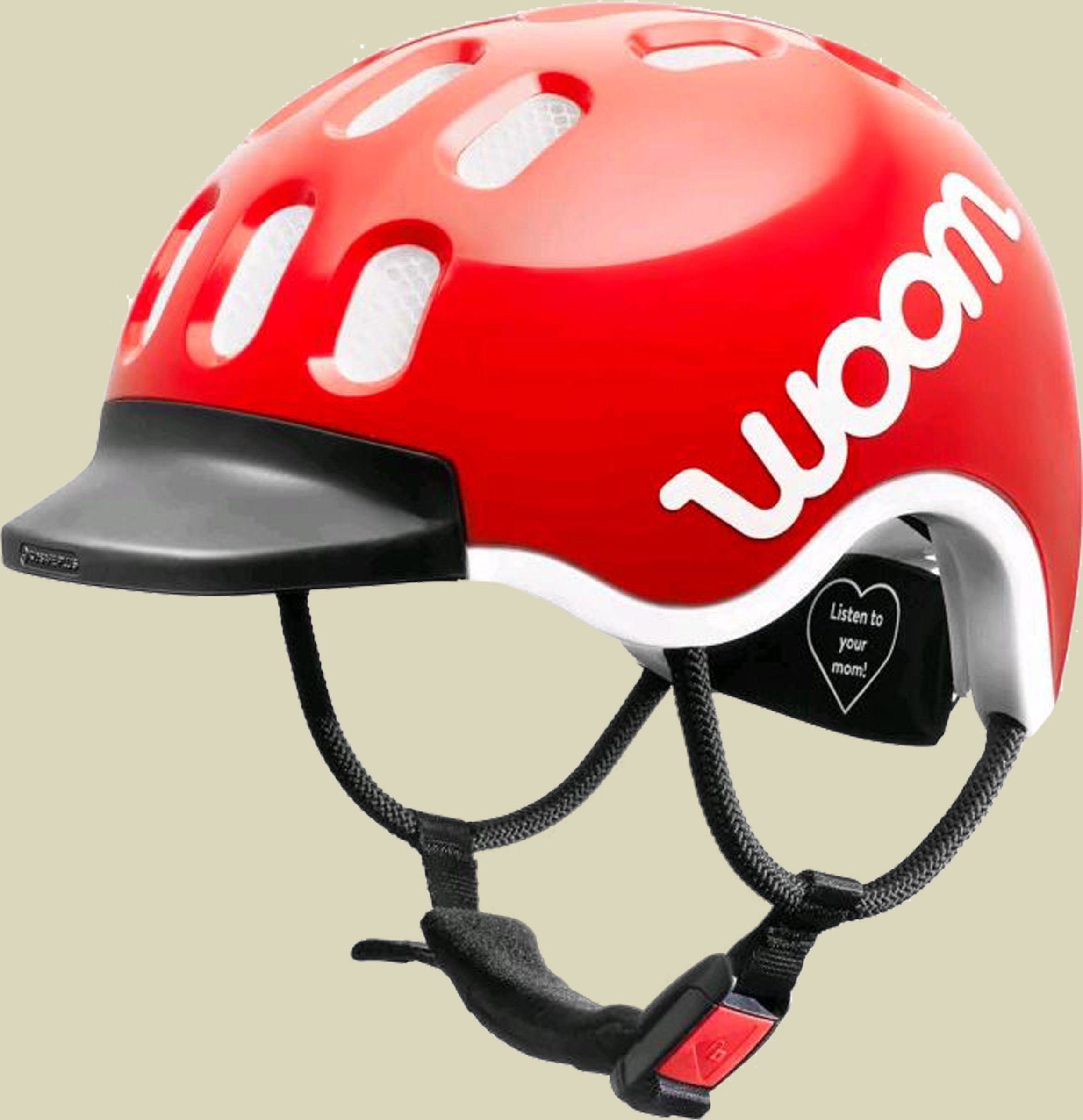 Kids Helm Größe XS 46-50 cm Farbe woom red