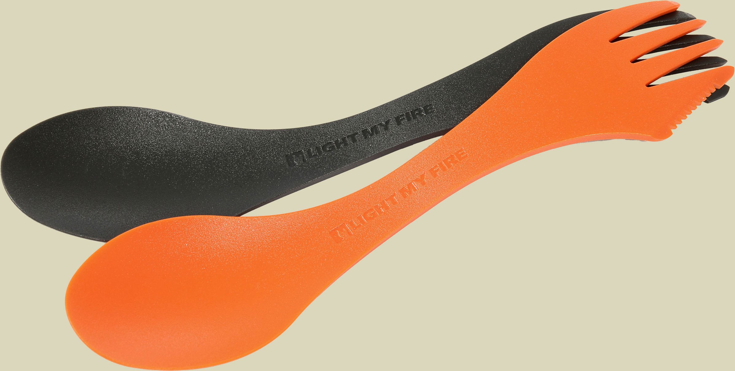 Spork medium 2-pack one size mehrfarbig - rustyorange/slatyblack