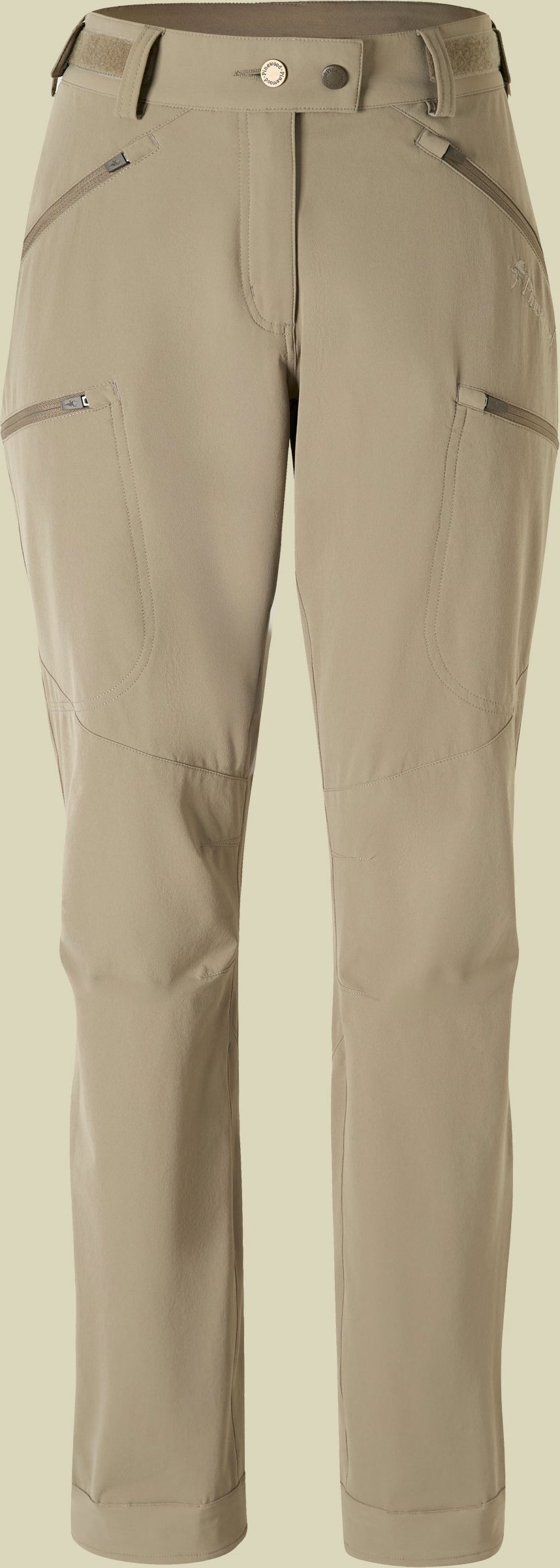 Abisko Light Stretch Trousers Women 42 braun - mole brown