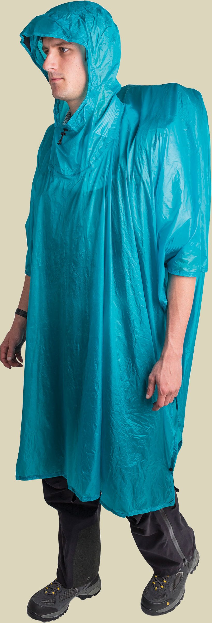 Nylon Tarp Poncho Größe one size Farbe blue