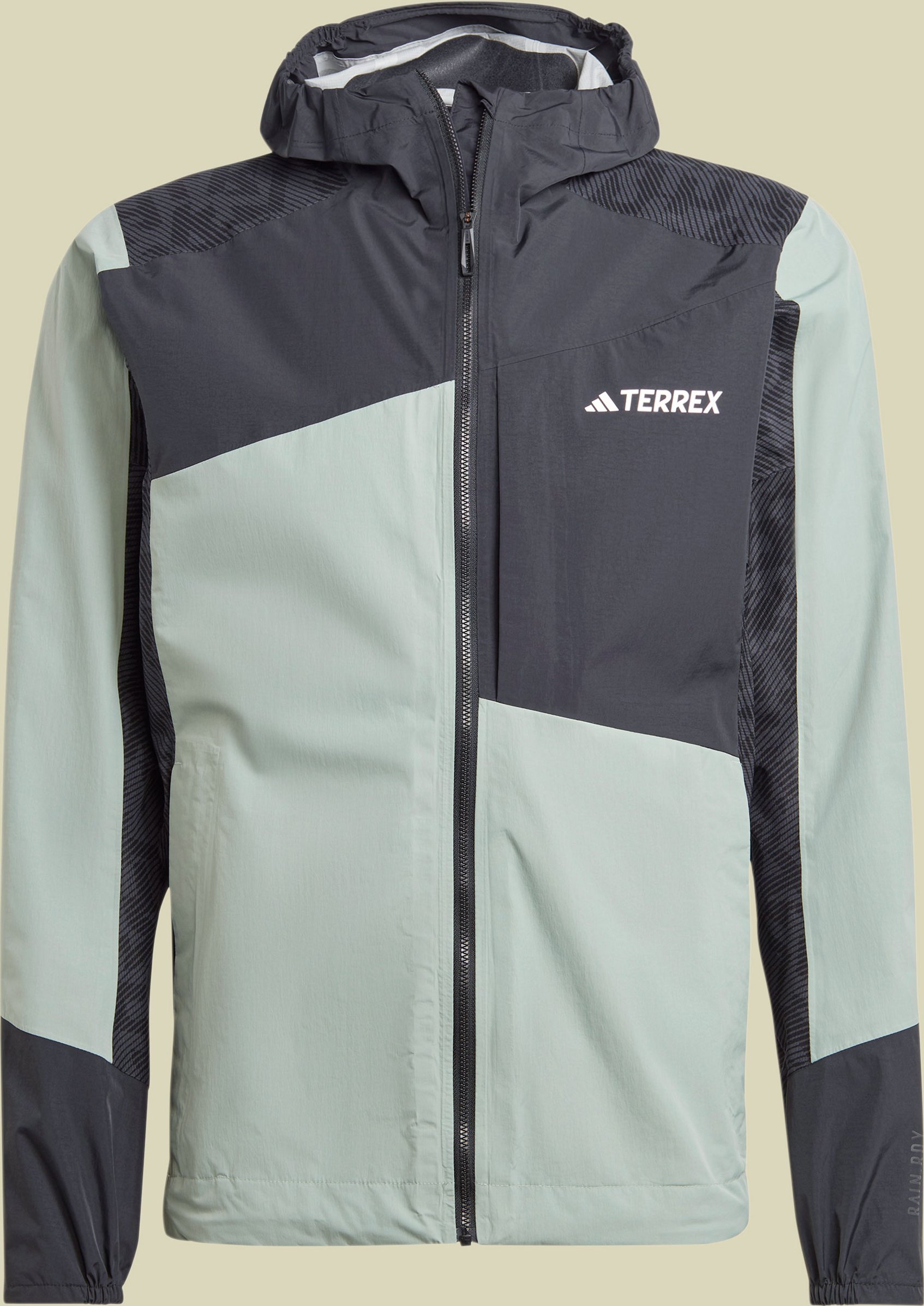 Terrex Xperior Hybrid Rain.Ready Jacket Men S mehrfarbig - silver green/black