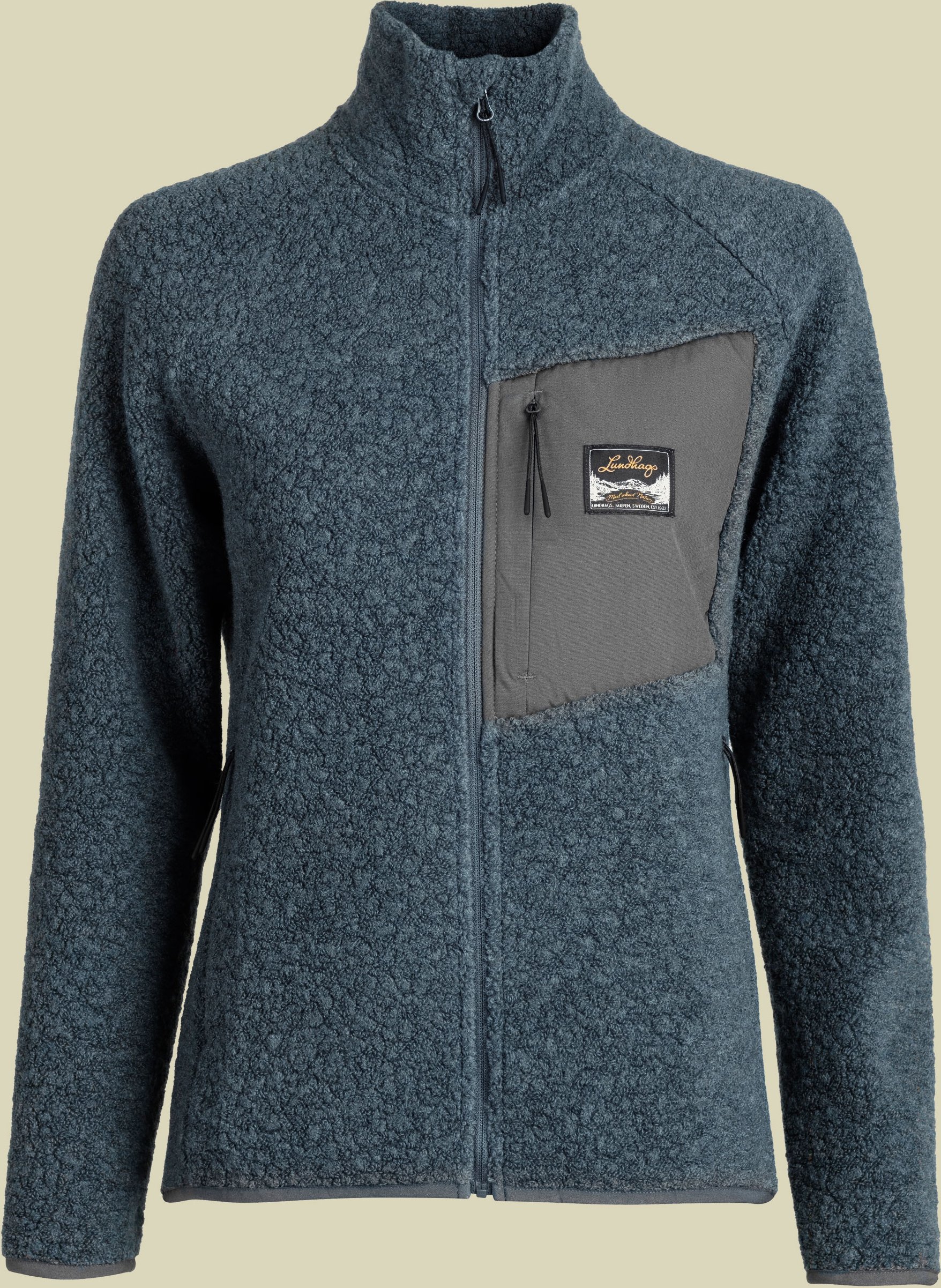 Flok Wool Pile Women blau S - Farbe dark sky blue