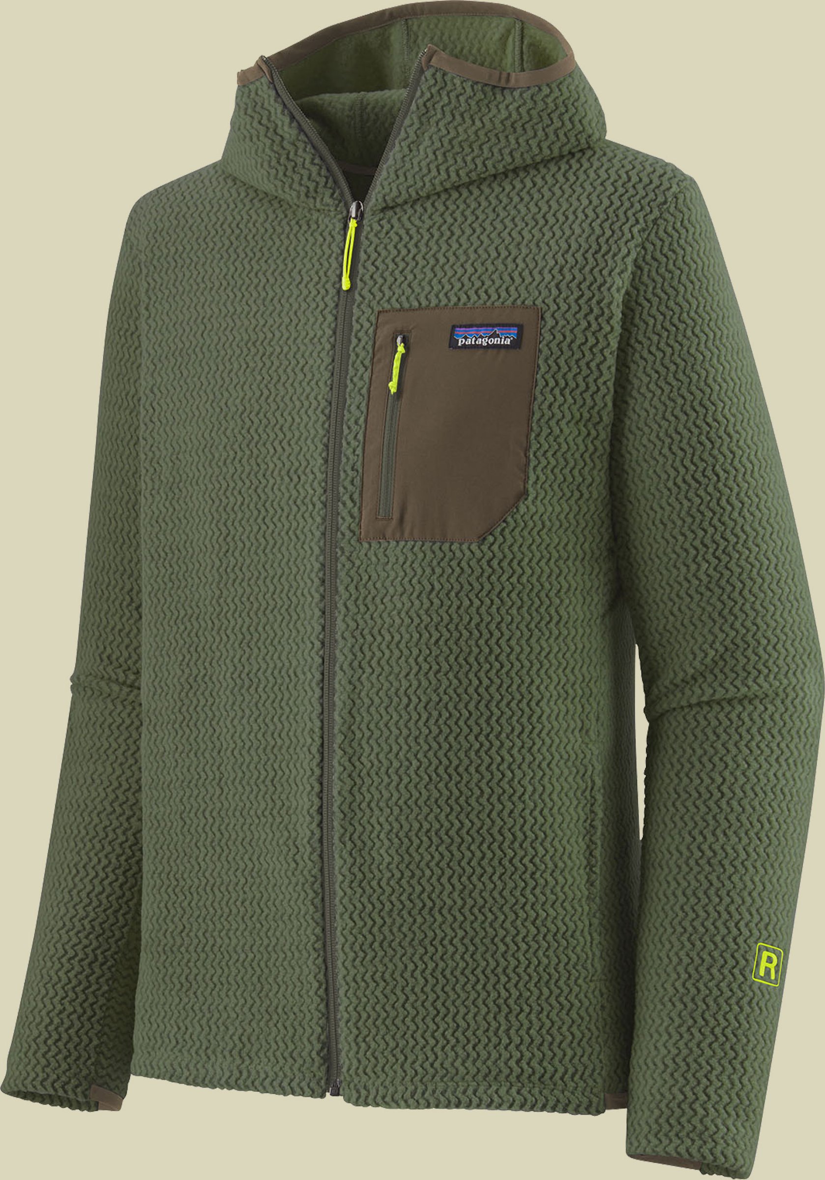 R1 Air Full-Zip Hoody Men grün XL - torrey pine green