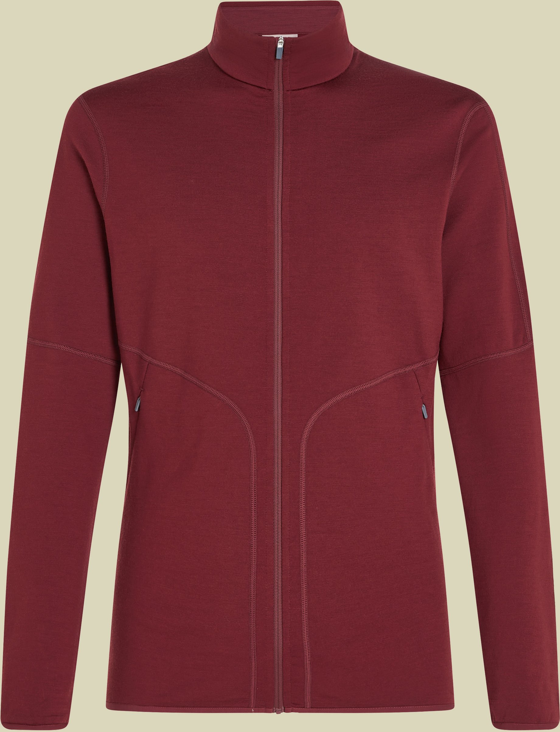 Thumbnail - Merino 560 Realfleece Elemental II LS Zip Men rot S - port