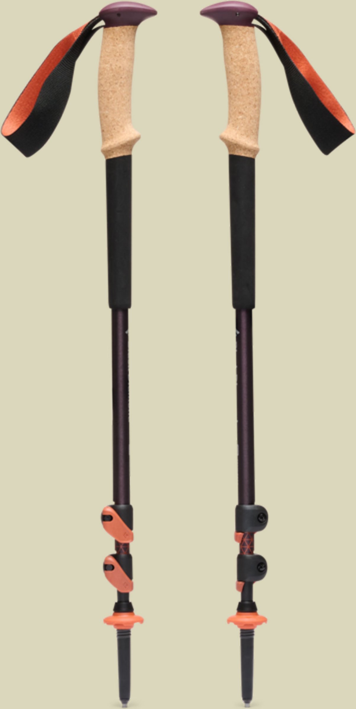 Trail Cork 100 - 140 cm orange - fig