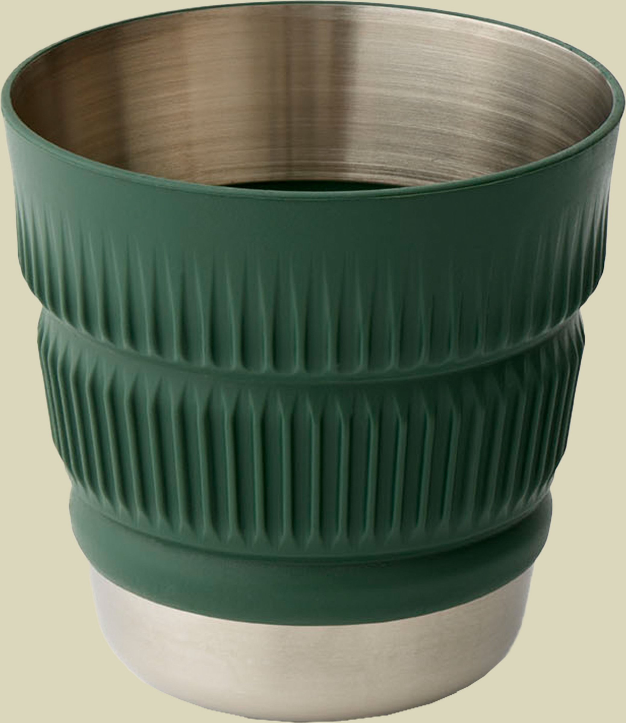 Detour Stainless Steel Collapsible Mug 475ml grün - laurel wreath green