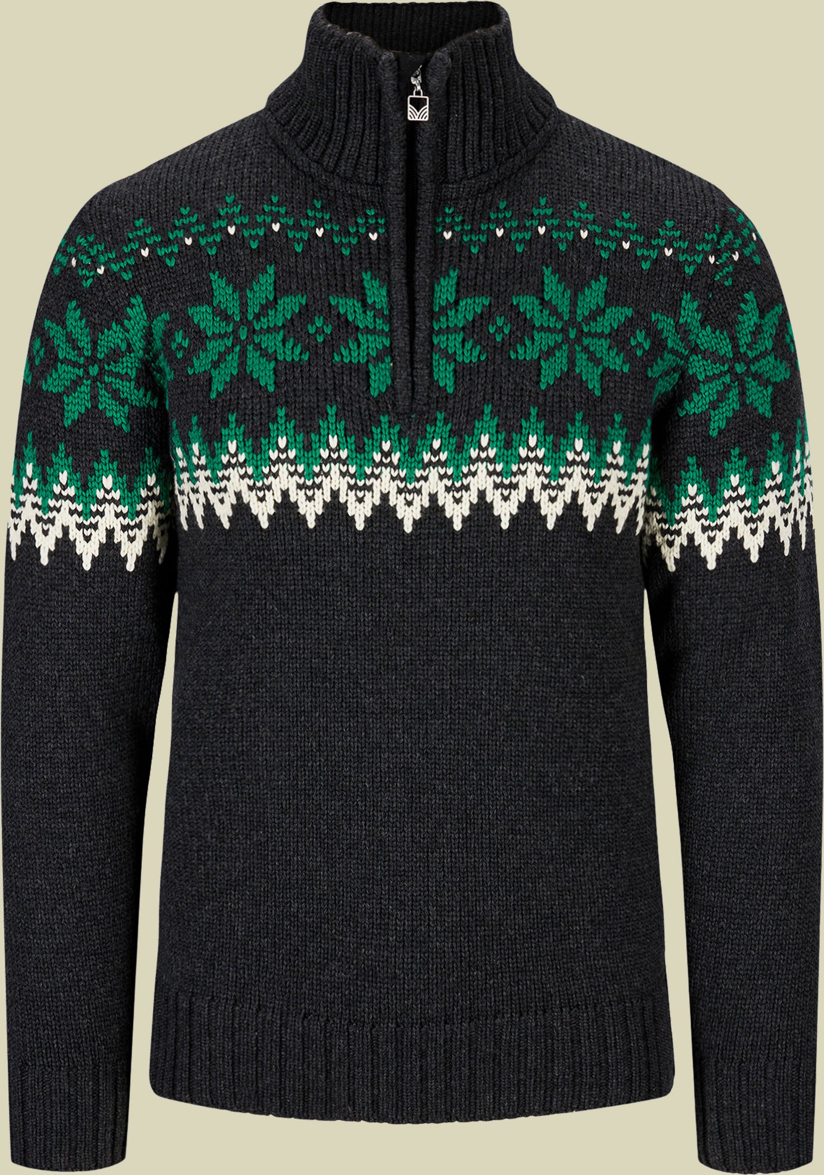 Myking Sweater Men mehrfarbig 1 Größe XL Farbe dark charcoal/bright green/off white