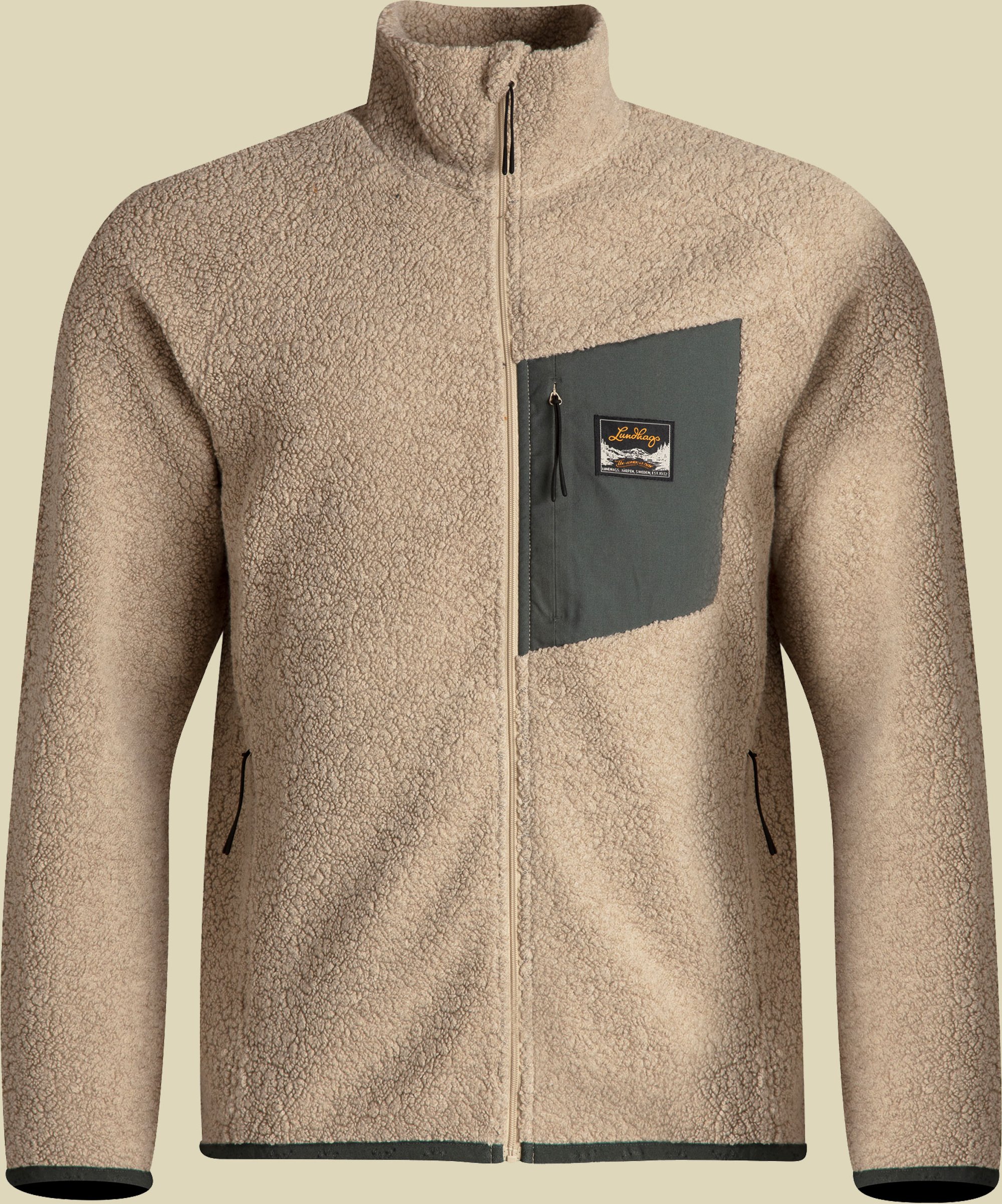 Thumbnail - Flok Wool Pile Men beige L - Farbe sand