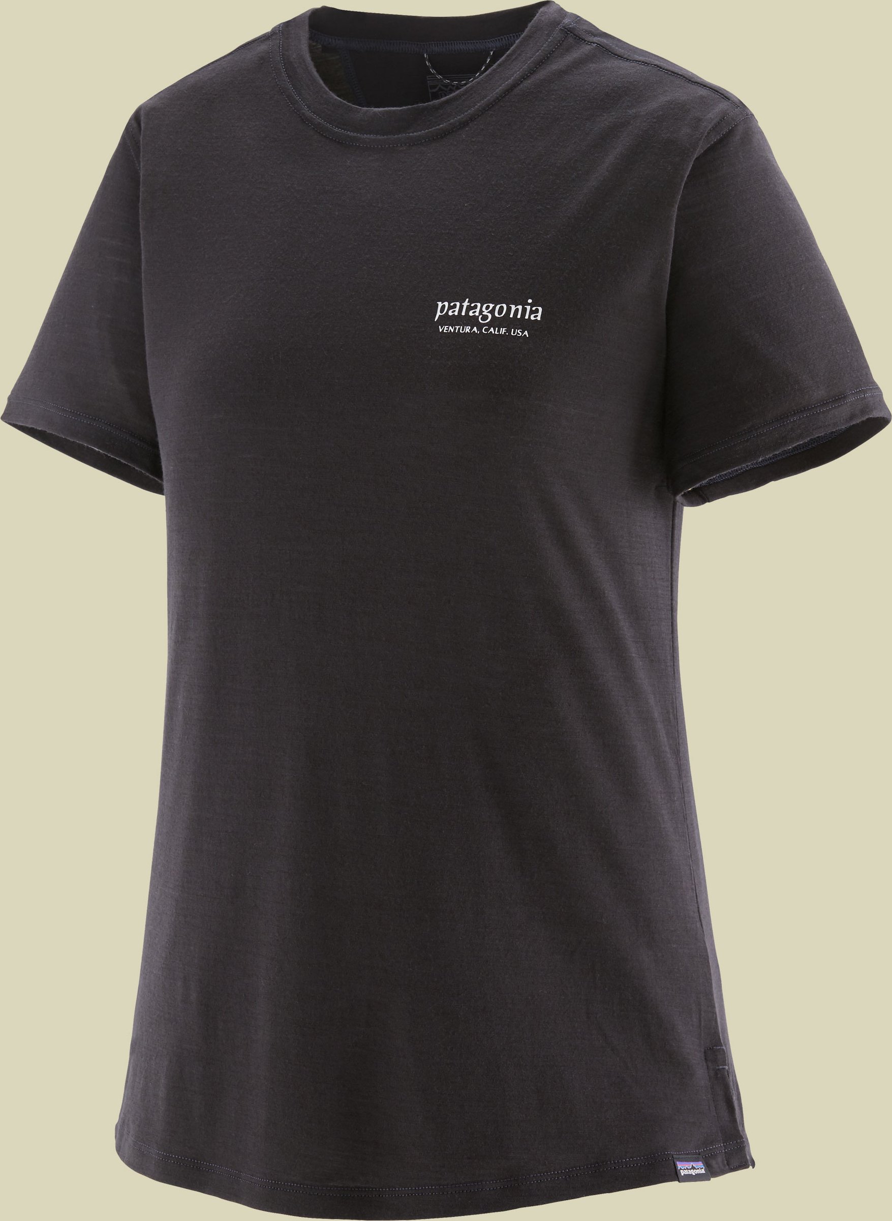 Cap Cool Merino Blend Graphic Shirt Women XL schwarz - heritage header: black