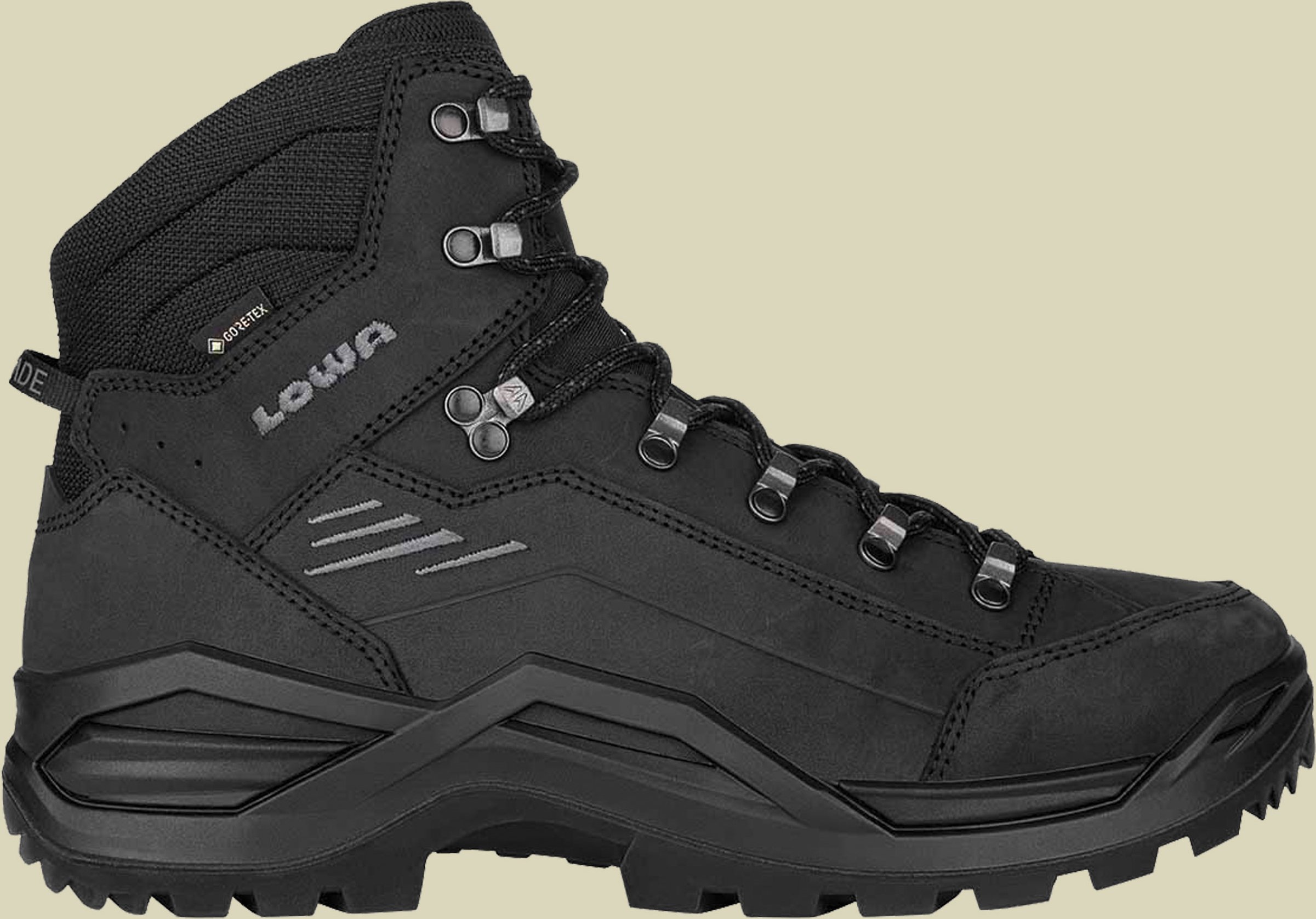 Renegade Evo GTX Mid Wide Men UK 11,5 schwarz - tiefschwarz