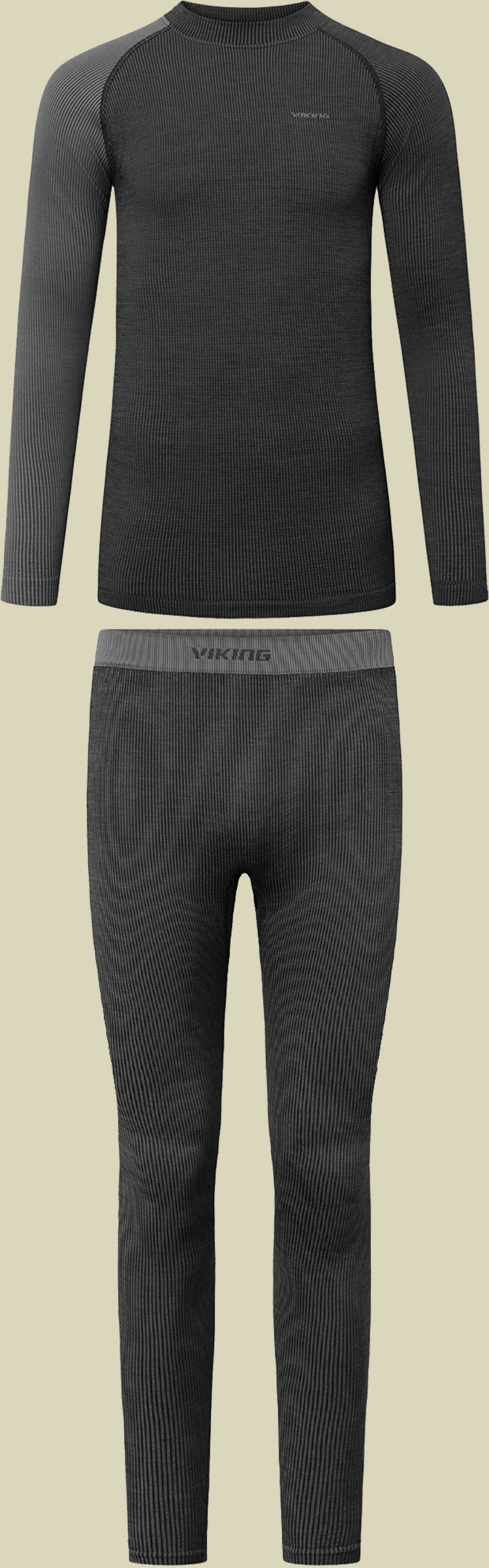 Base Layer Mounti Man Set M grau - Farbe grey