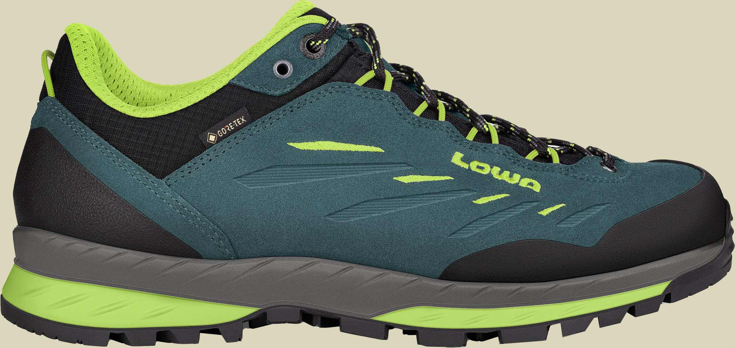 Delago GTX Lo Men UK 11,5 blau - petrol/limone