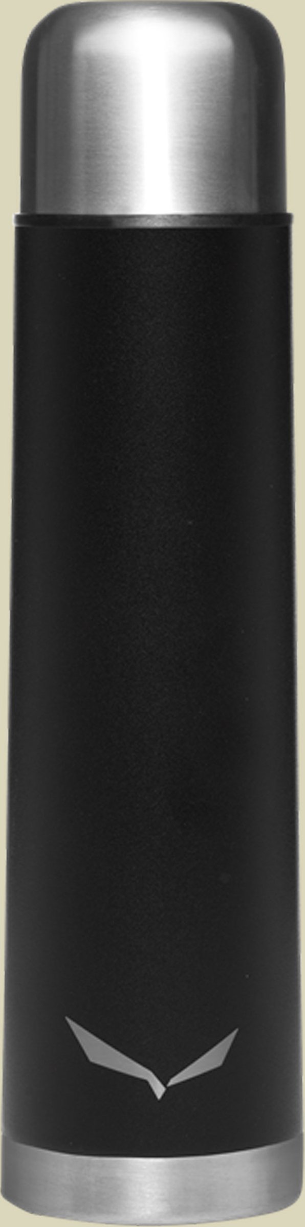 Rienza Edelstahl Thermo Flasche 1,0 L 1 Liter schwarz II - blackout