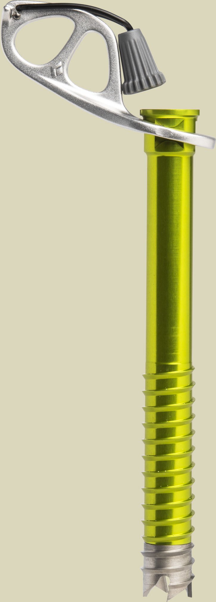 Ultralight Ice Screw Länge 19 cm Farbe envy green/grey
