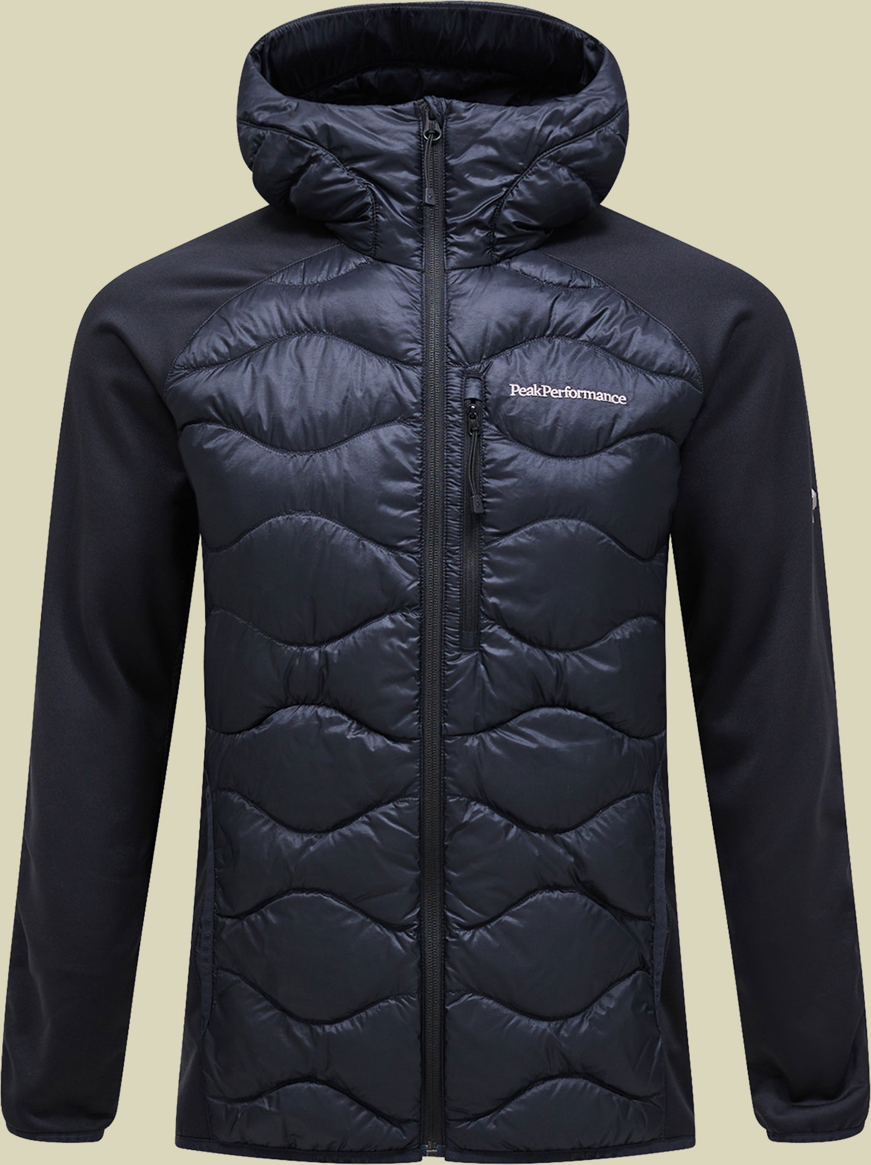 Helium Down Hybrid Hood Men L schwarz - black