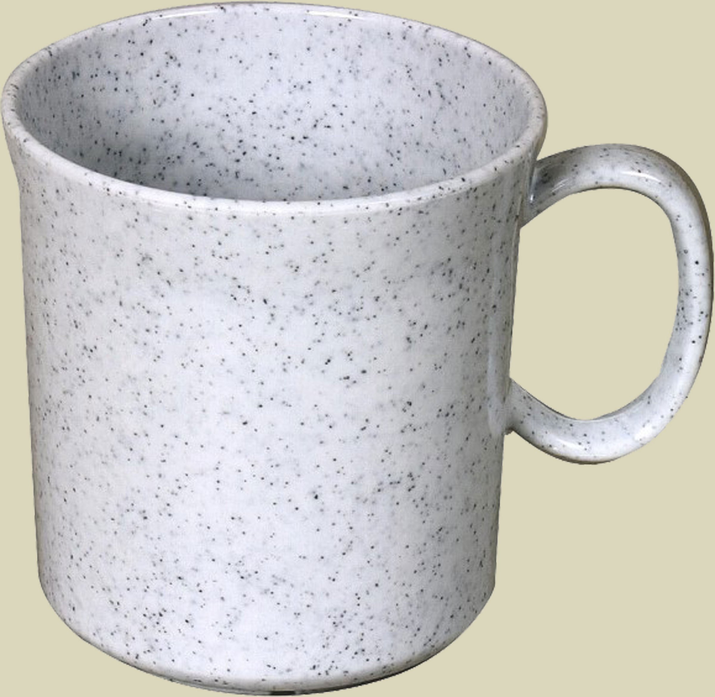 Melamin Henkelbecher Volumen 400 ml Farbe granit